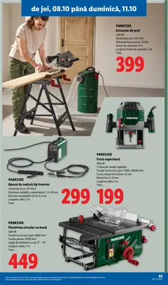 Ofertele Lidl valabile de la 05.10.2026 | Pagină: 83 | Produse: Cablu, Masă, Aparat, Tip
