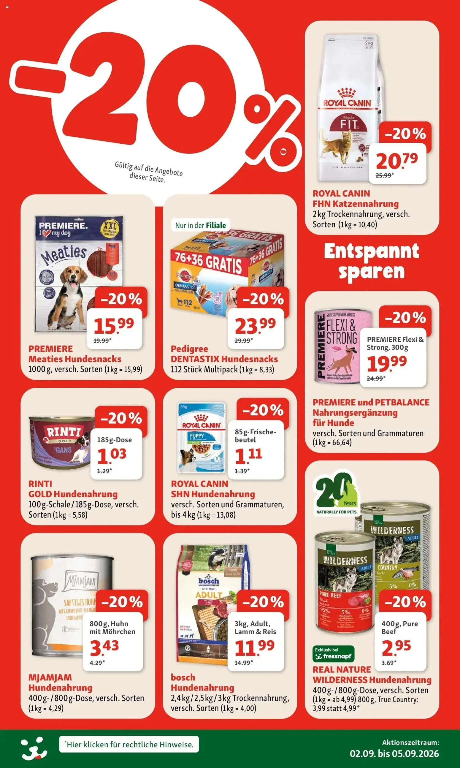Fressnapf Angebote gültig ab 02.09.2026 | Seite: 4 | Produkte: Gans, Reis