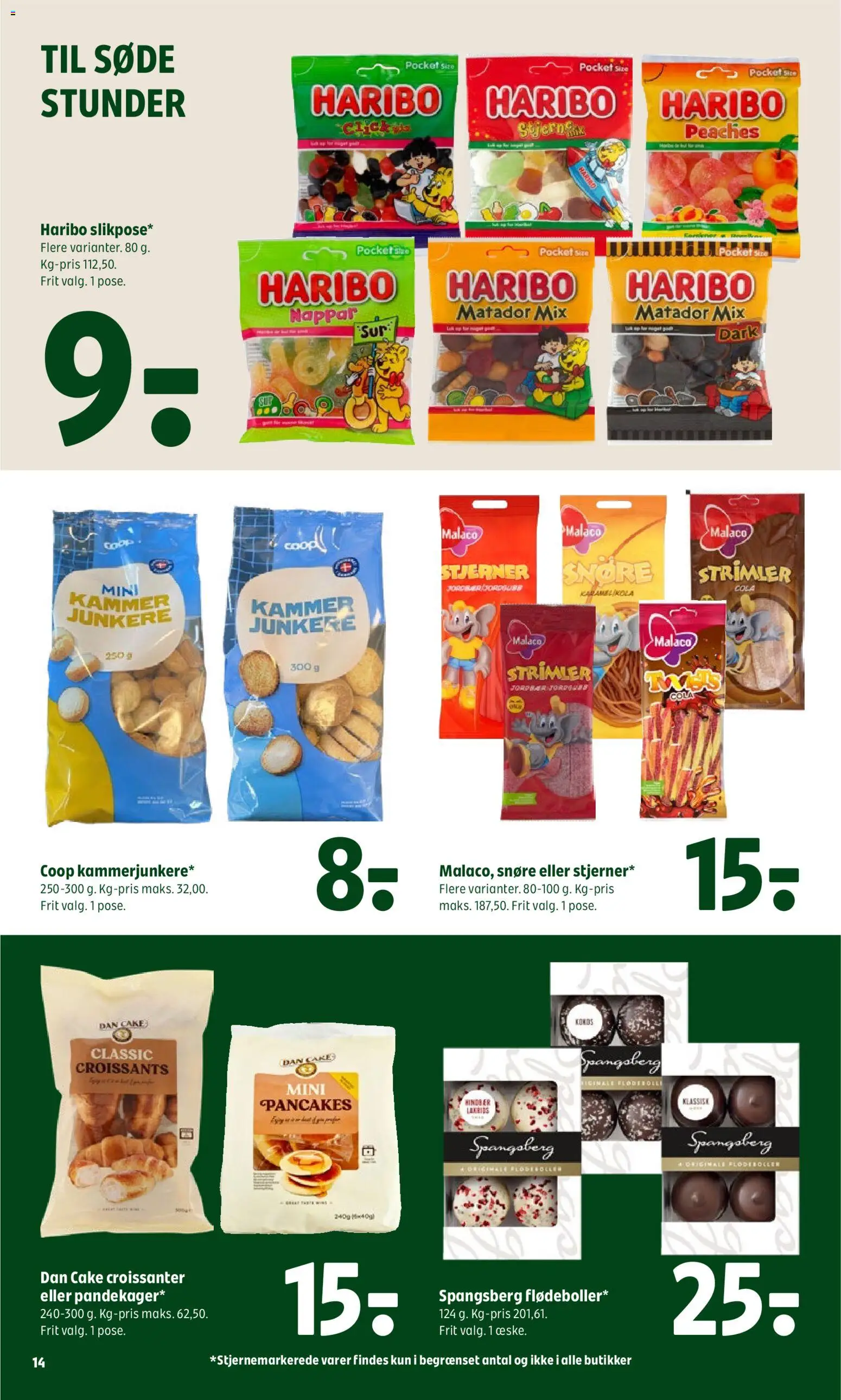 Coop 365 tilbudsavis – gyldig fra 09/07/2026 | Side: 18 | Produkter: Croissanter, Jordbær, Cola