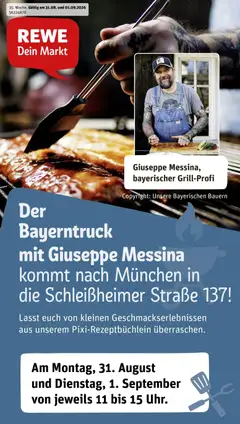 Rewe Prospekt München ab 24.08.2026 gültig