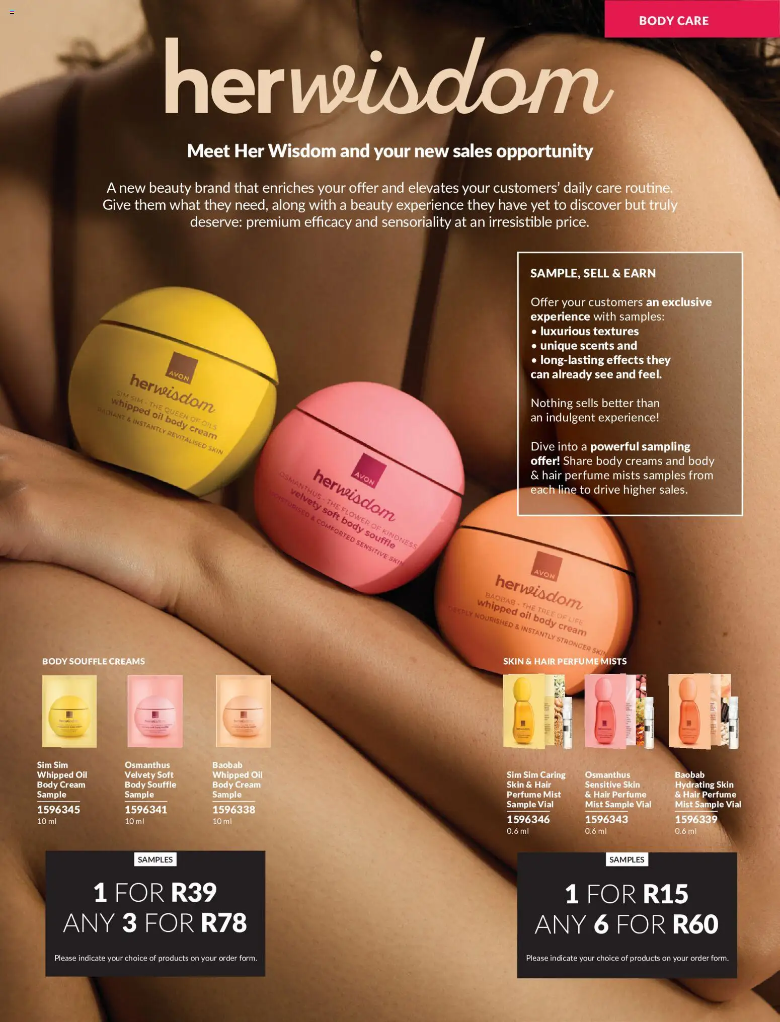 New Avon catalogue – valid from 01/10/2026 | Page: 11 | Products: Sim, Perfume, Cream, Body cream