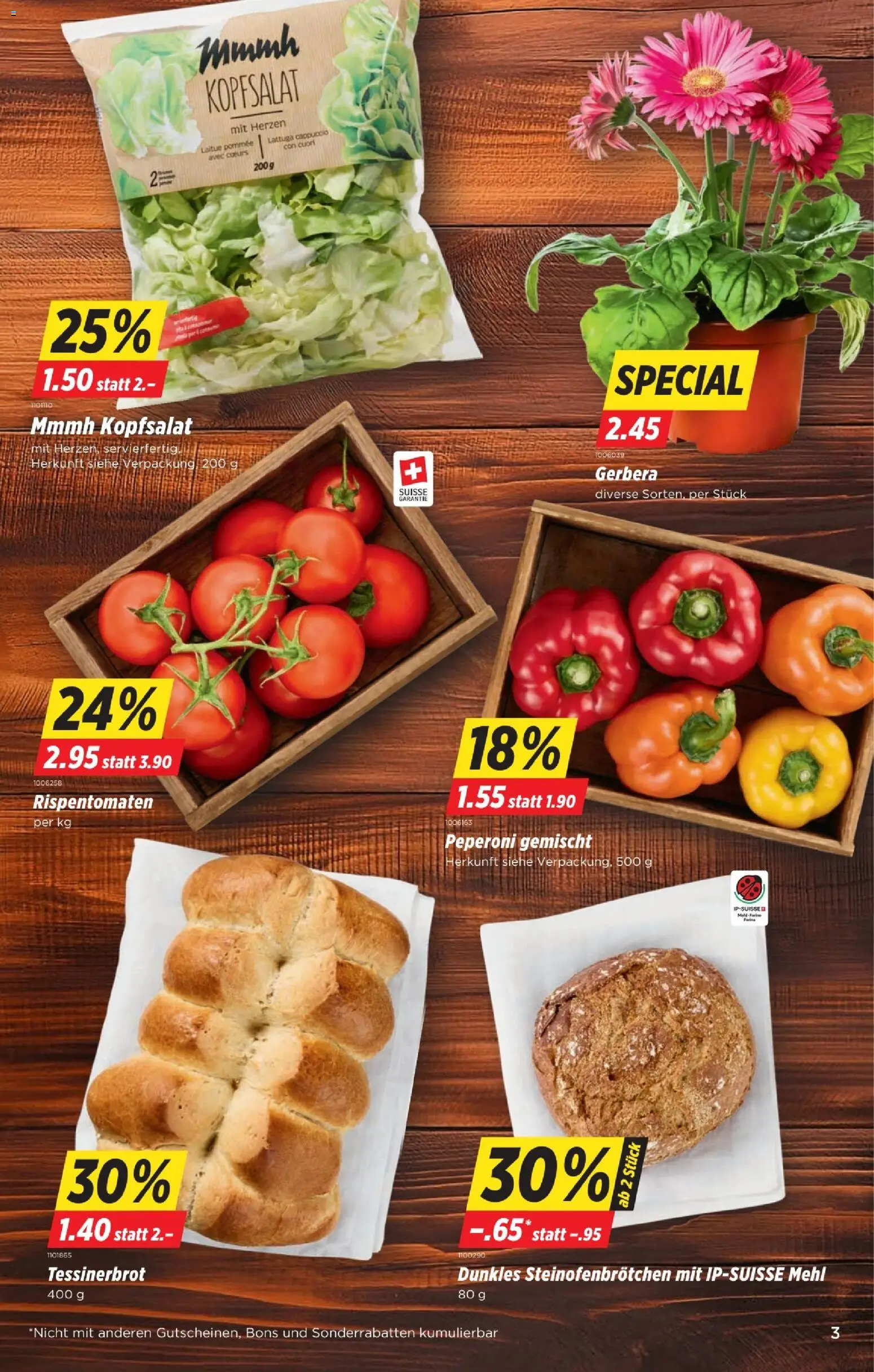 Denner aktionen – gültig ab 21.05.2026 | Seite: 3 | Produkte: Mehl