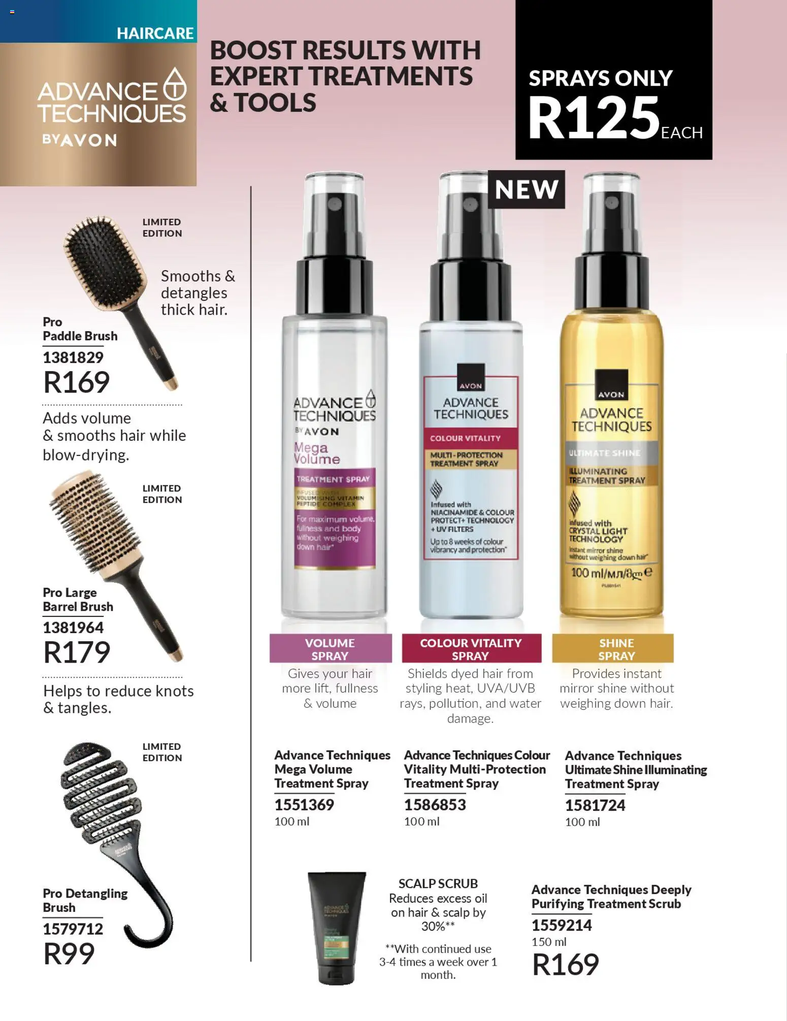 New Avon catalogue – valid from 01.04.2026 | Page: 158 | Products: Mirror, Oil, Water, Scrub