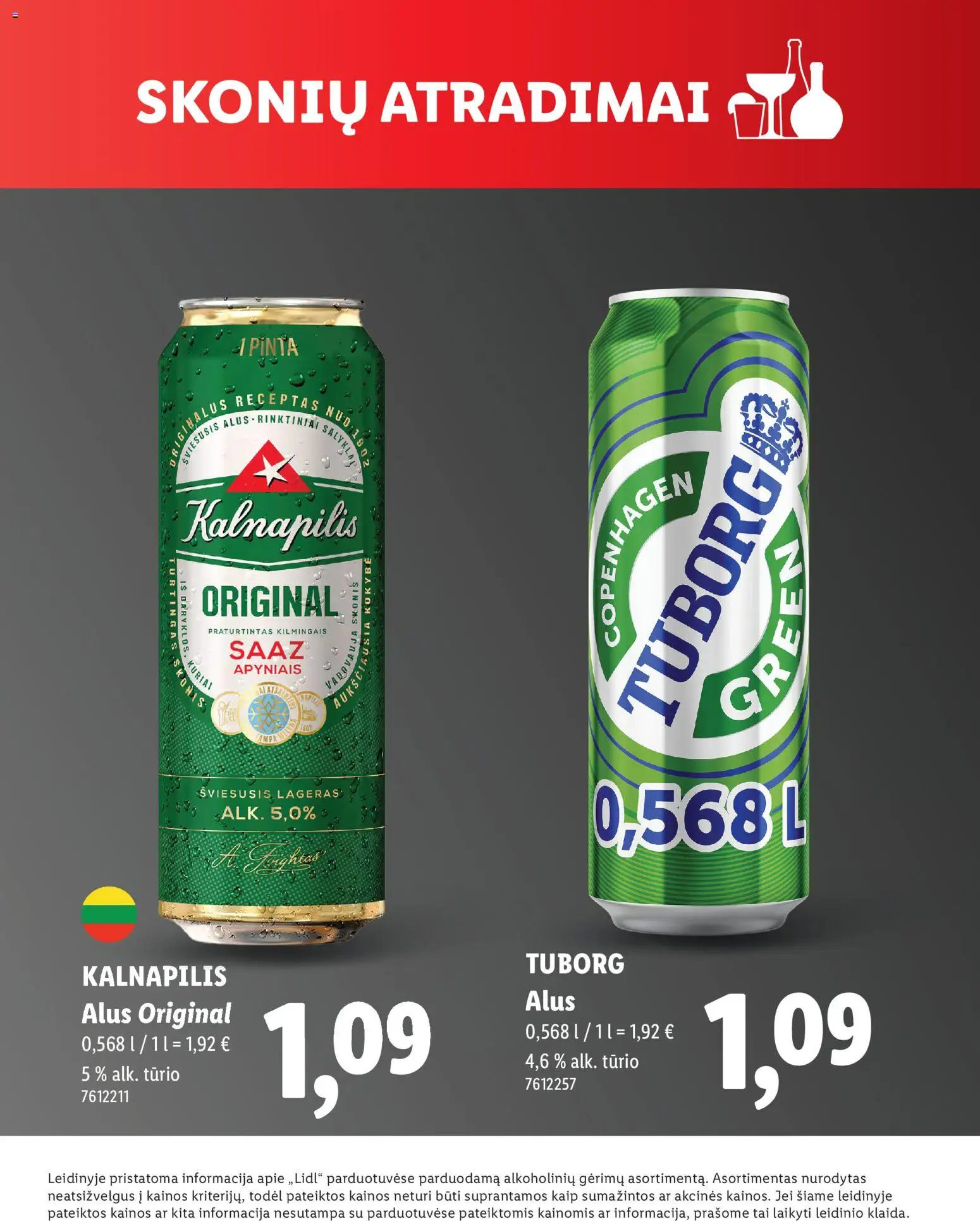 LIDL akcijos nuo 2025.12.05 | Puslapis: 19 | Prekių: Alus
