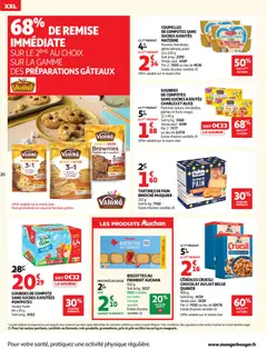 Auchan Promos XXL halles hypers - Voorbeeld van een folder van Auchan, geldig van 27.05.2026 | Pagina: 20 | Producten: Cake, La, Fruit, Brownies