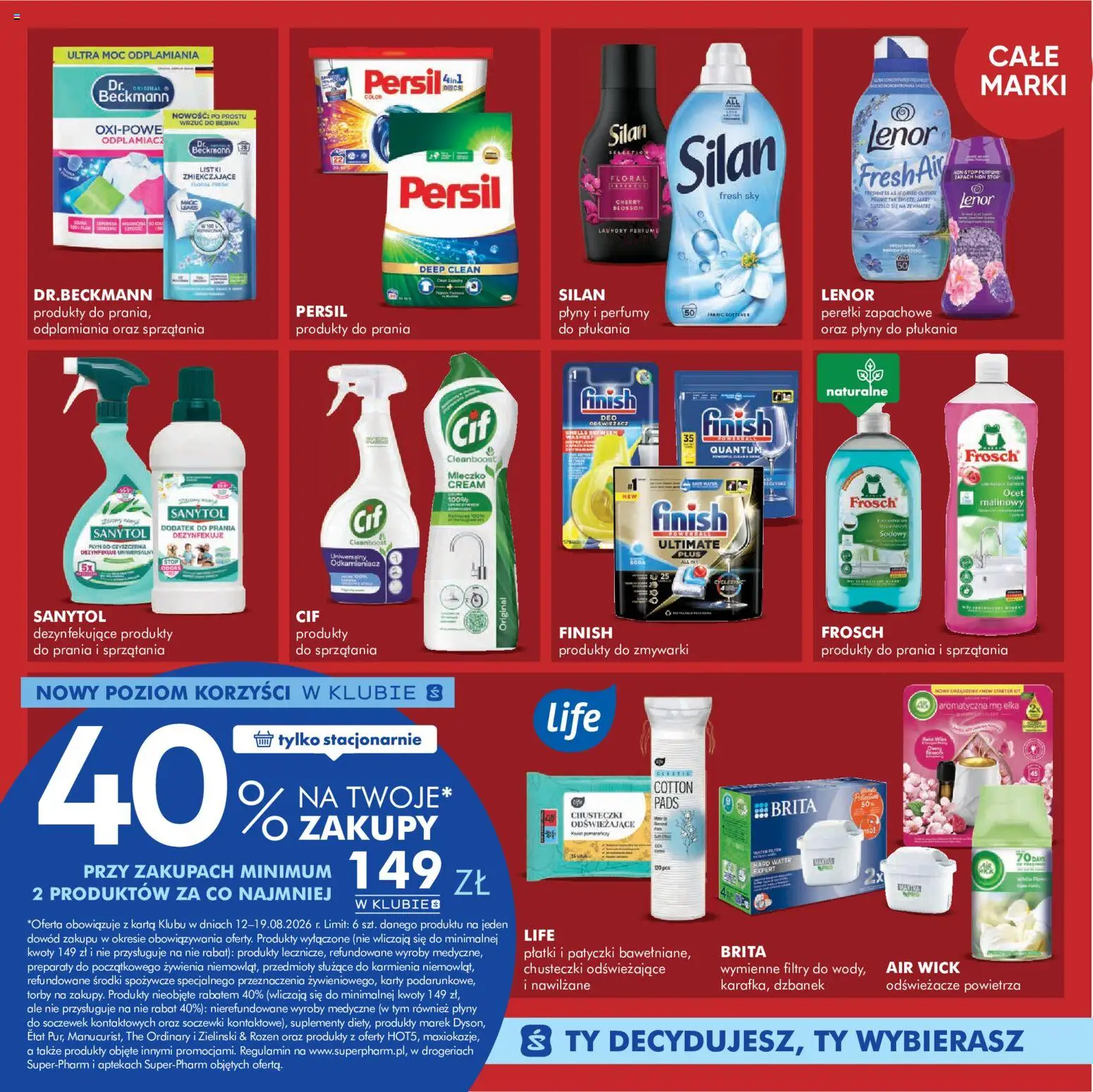 Super-pharm gazetka od 12.08.2026 | Strona: 11 | Produkty: Ocet, Chusteczki, Air Wick, Odplamiacz