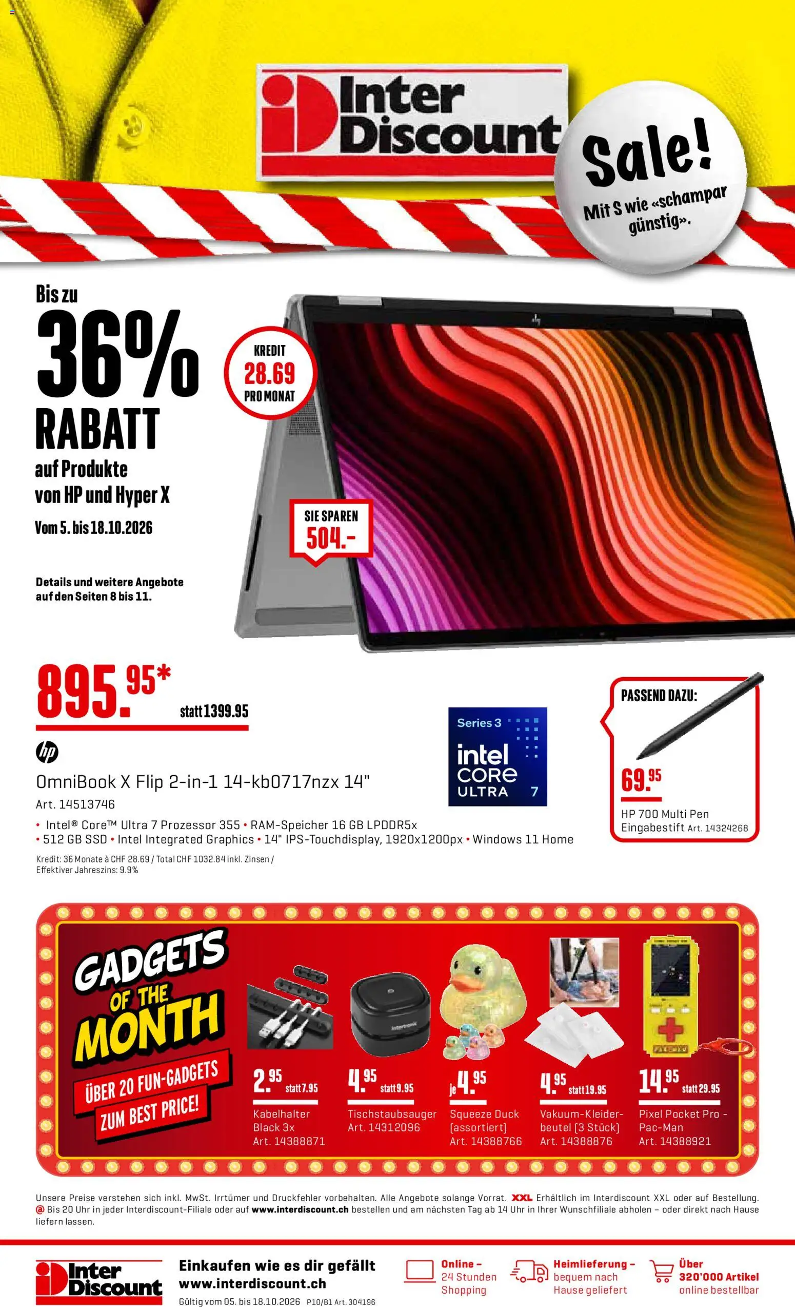 Interdiscount aktionen – gültig ab 05.10.2026 | Seite: 1