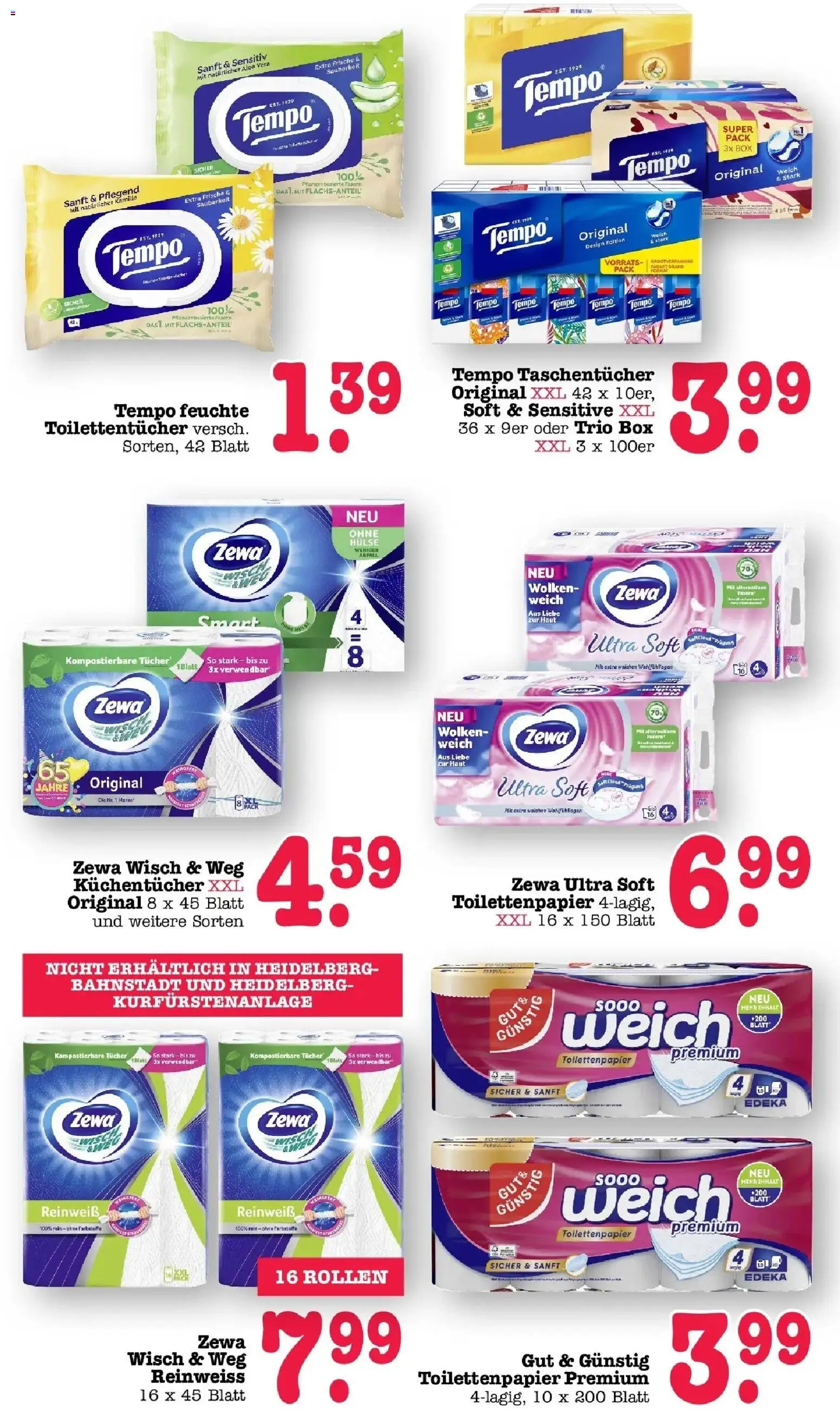Edeka prospekt Wörth Am Rhein	 – gültig ab 04.05.2026 | Seite: 61 | Produkte: Box, Zewa, Tempo, Saft