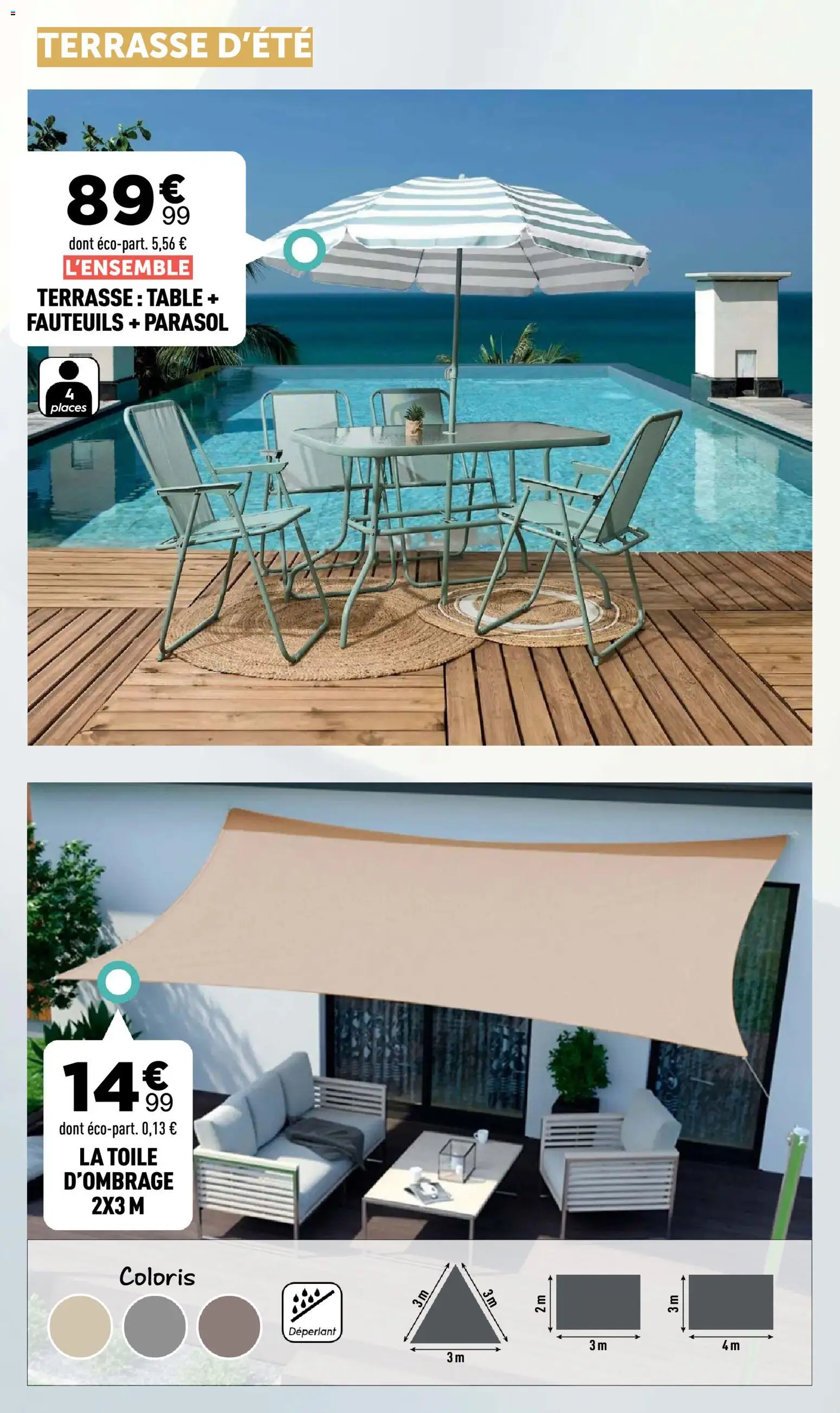{H1} | Page: 2 | Produits: Table, Parasol