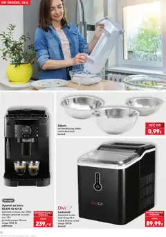 Kaufland - Slavonski Brod - Pregled kataloga iz trgovine Kaufland, vrijedi od 24.06.2026 | Stranica: 12 | Proizvodi: Aparat za kavu, Ledomat, Zdjela