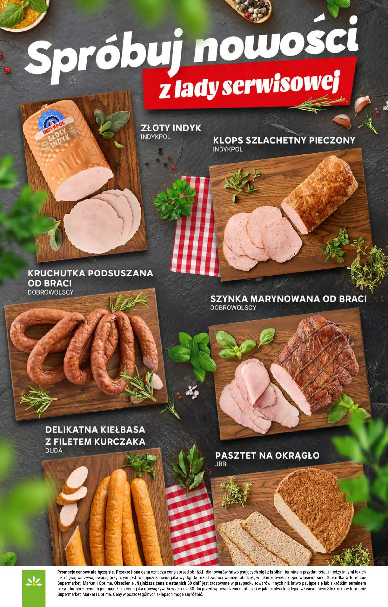 Stokrotka gazetka - Market od 24.09.2026 | Strona: 13 | Produkty: Kiełbasa, Stokrotka, Pasztet, Szynka