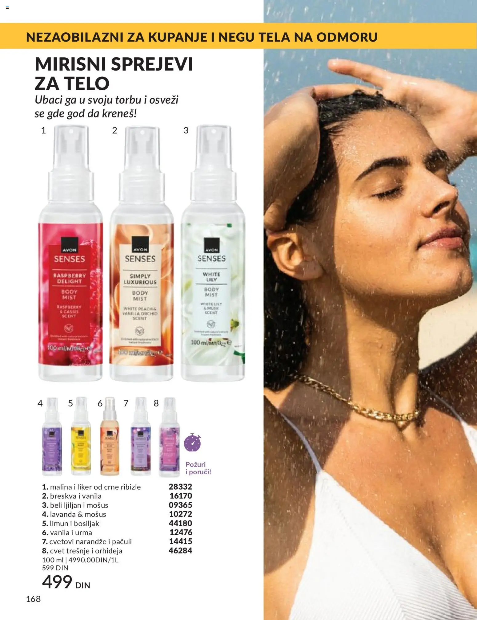 AVON katalog - važi od 01.05.2026 | Strana: 168 | Proizvode: Liker, Malina, Limun, Breskva
