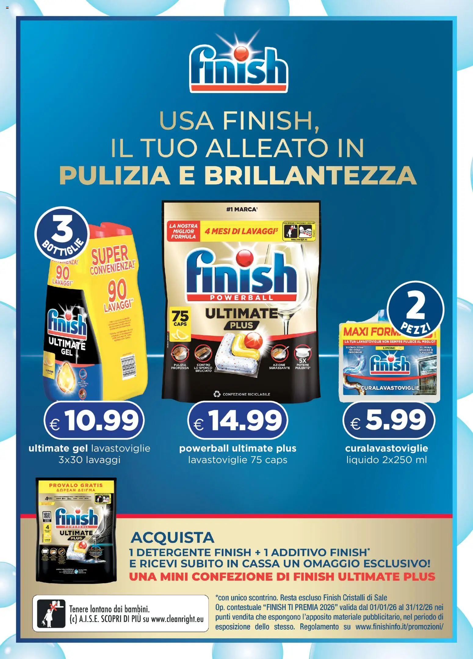 Volantino Acqua e Sapone del 30/08/2026 | Pagina: 3 | Prodotti: Detergente, Sale, Limone, Lavastoviglie