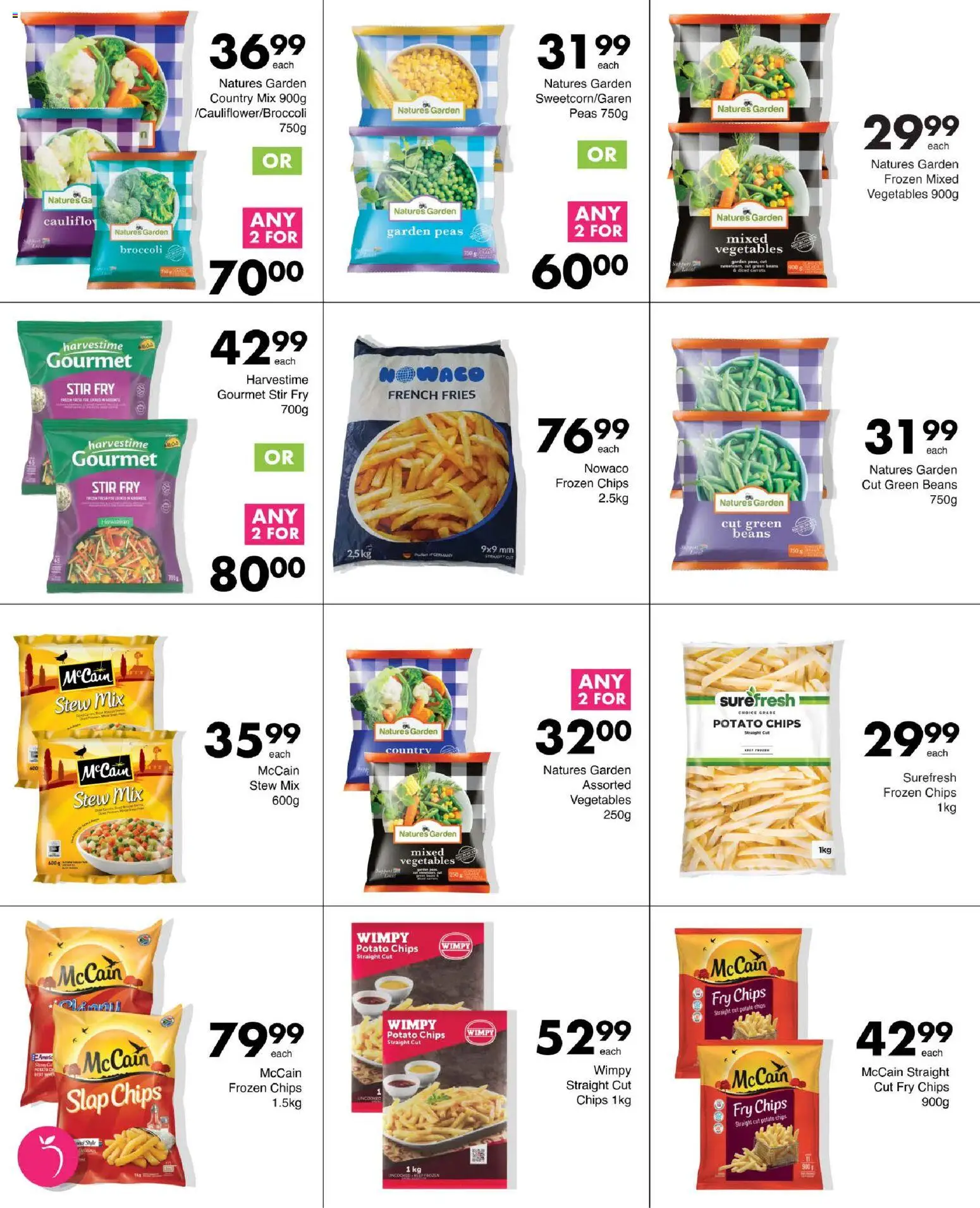 New Save catalogue – valid from 29/09/2026 | Page: 11 | Products: Beans, Broccoli, Chips, Vegetables