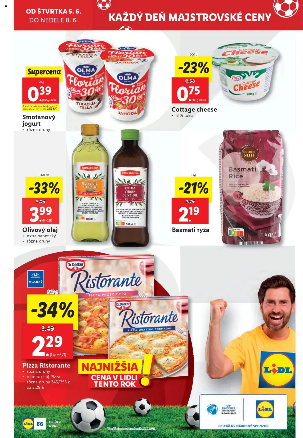 Nové Lidl akcie – leták je platný od 02.06.2025 | Strana: 86 | Produkty: Jogurt, Olej, Pizza, Ryža
