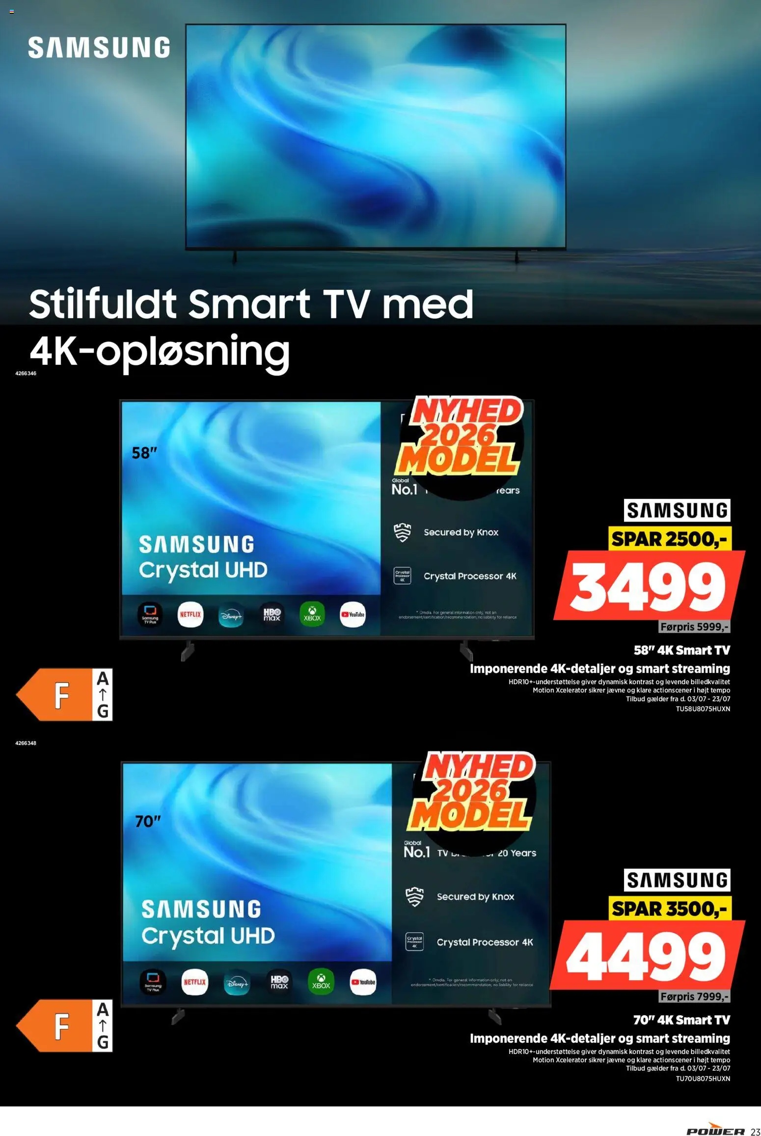 Power tilbudsavis – gyldig fra 03/07/2026 | Side: 23 | Produkter: Processor, Smart TV, TV, Xbox