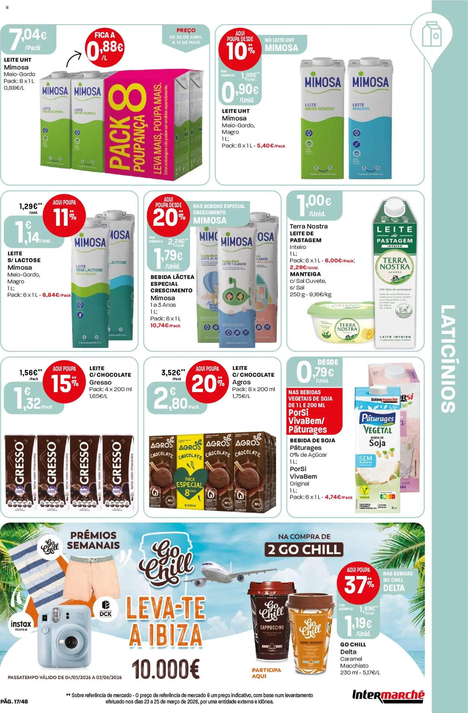 Intermarché folheto │ válido de 07.05.2026 | Página: 17 | Produtos: Soja, Sal, Manteiga, Chocolate