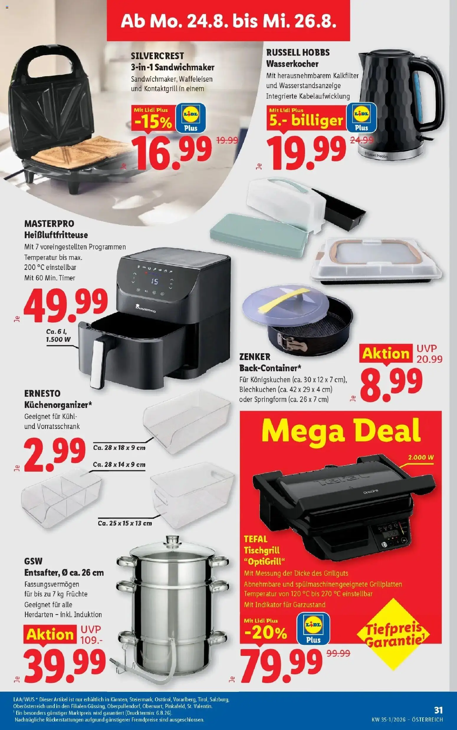 Lidl Flugblatt - Jenbach ab 16.08.2026 - Angebote ab donnerstag | Seite: 36