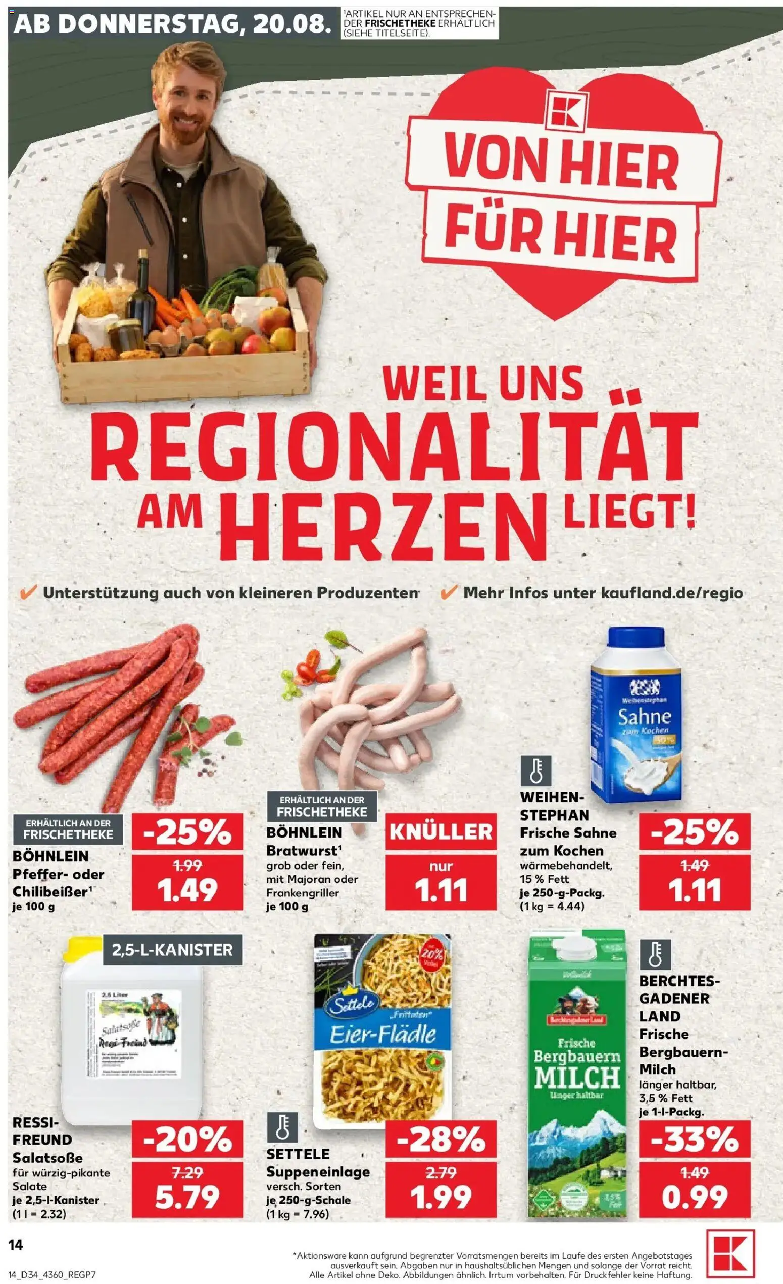 Prospekt Kaufland ab 20.08.2026 » Angebote Online zum Blättern | Seite: 14