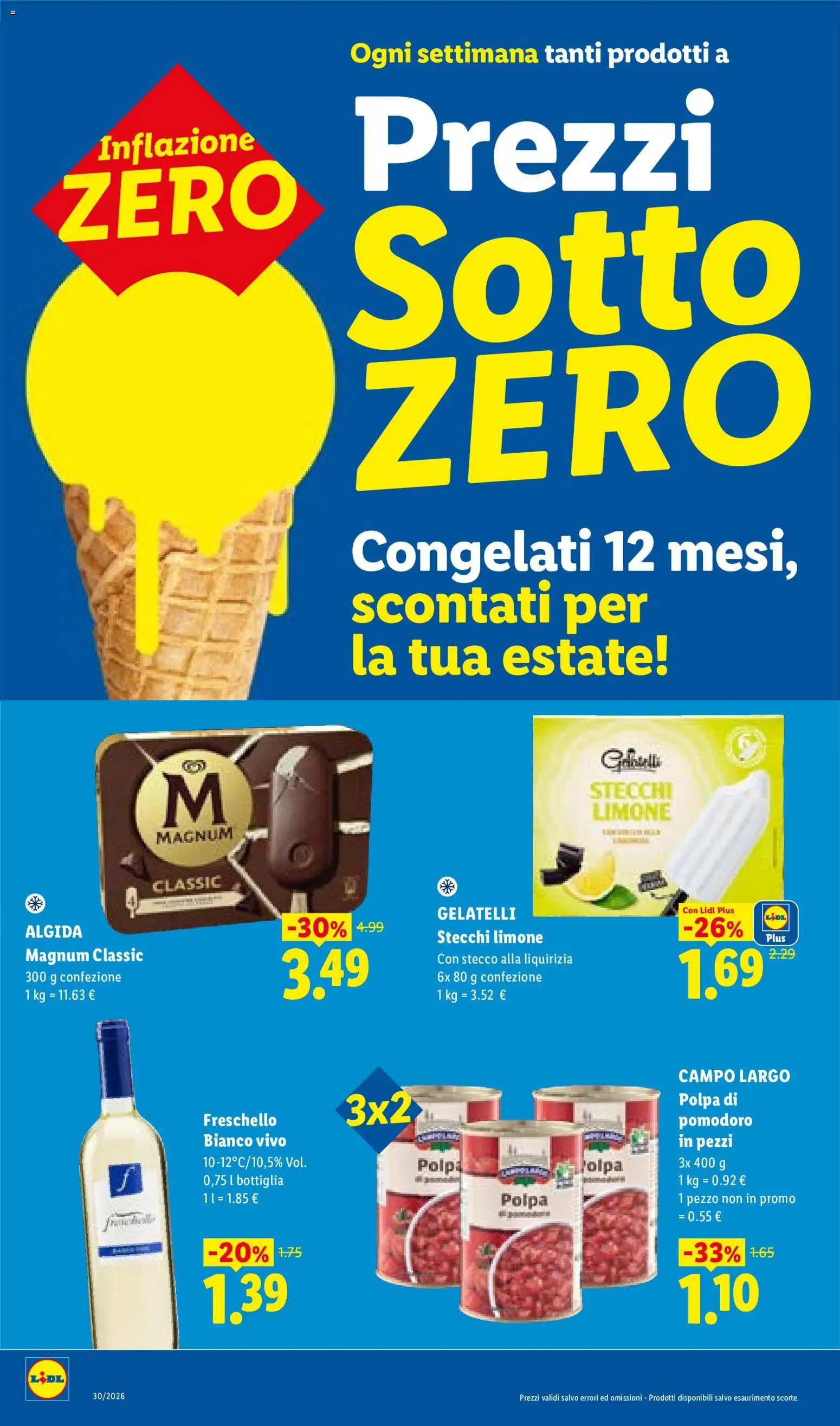 Volantino Lidl del 23/07/2026 | Pagina: 10 | Prodotti: Pomodoro, Limone, Bottiglia