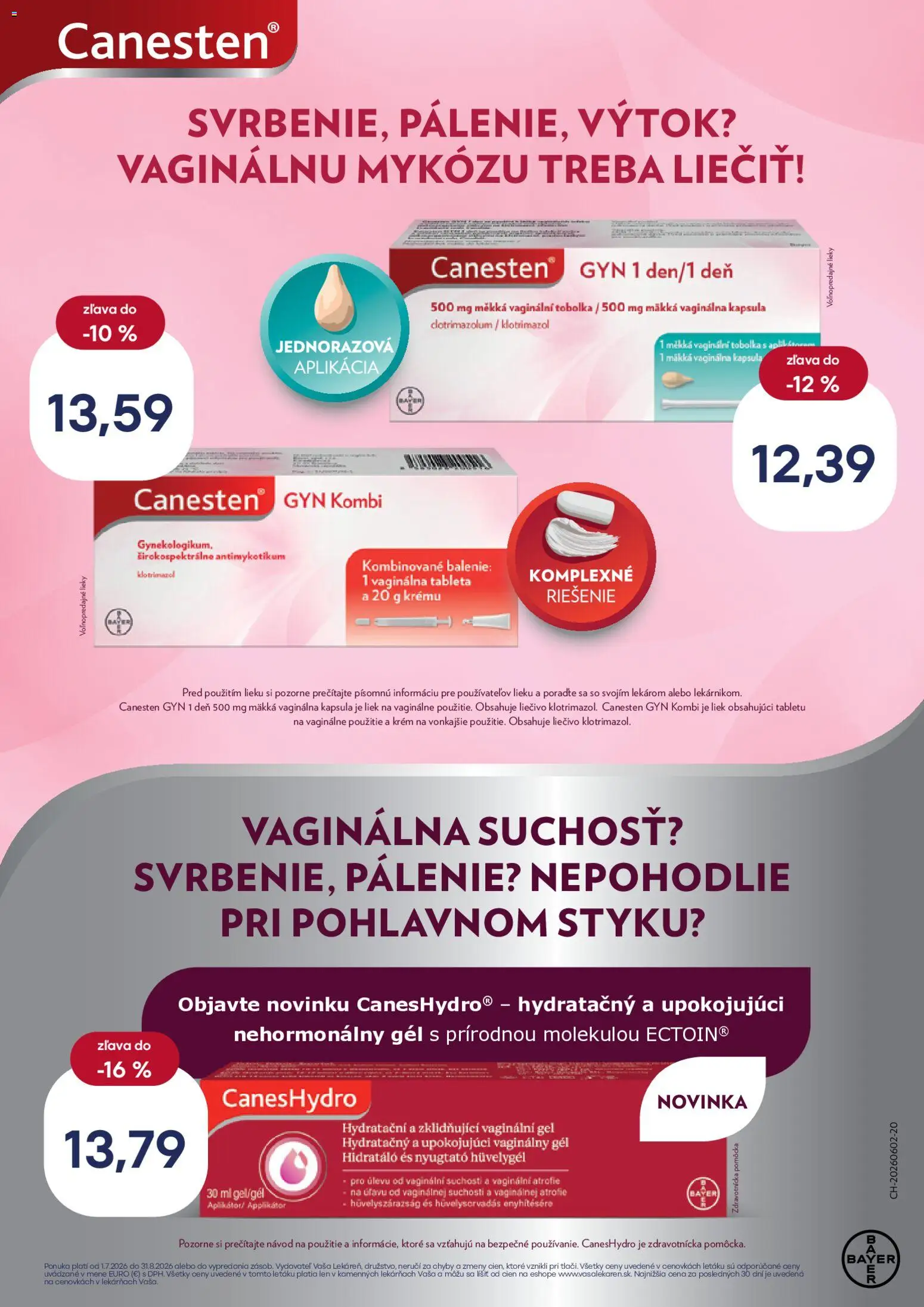 Nové Vaša lekáreň akcie – leták je platný od 01.07.2026 | Strana: 10