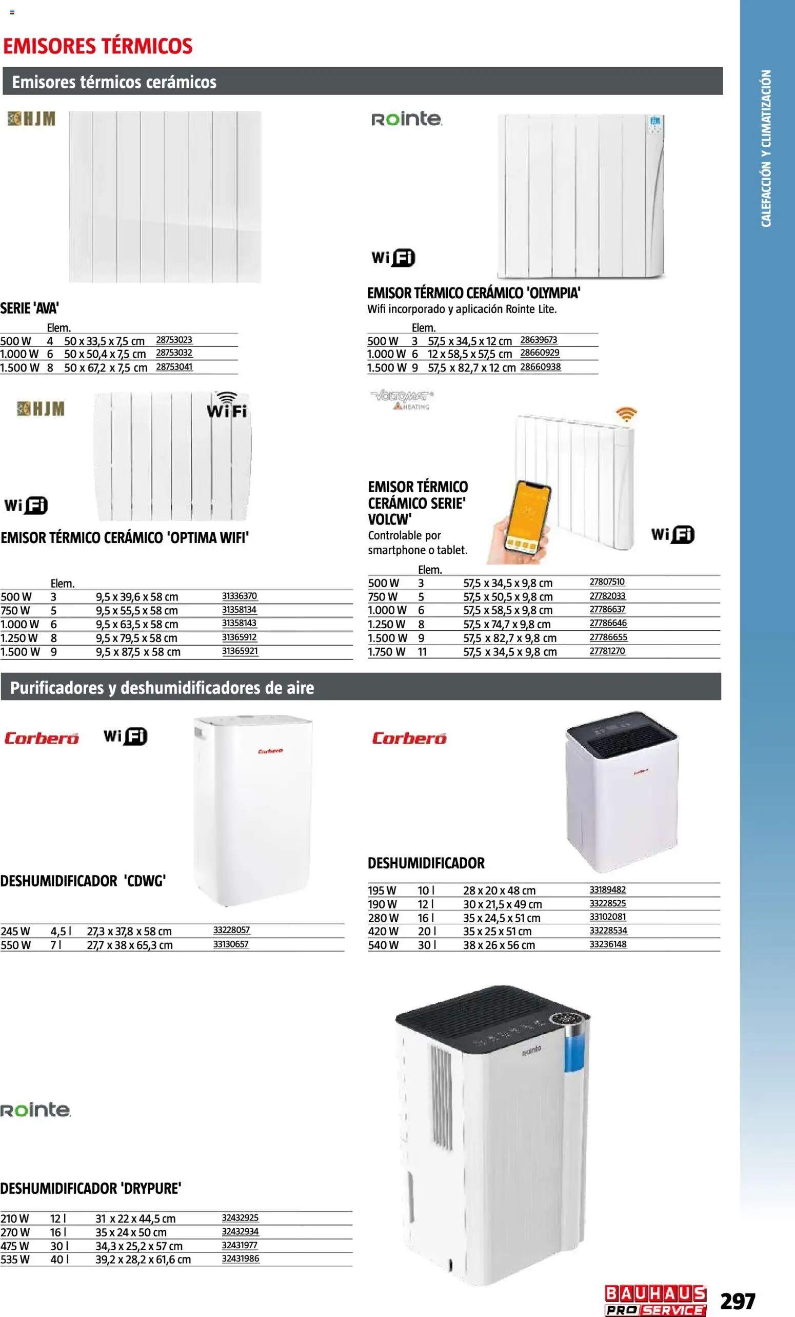 Bauhaus ProService │ válido desde el 11/05/2026 | Página: 297 | Productos: Smartphone, Deshumidificador