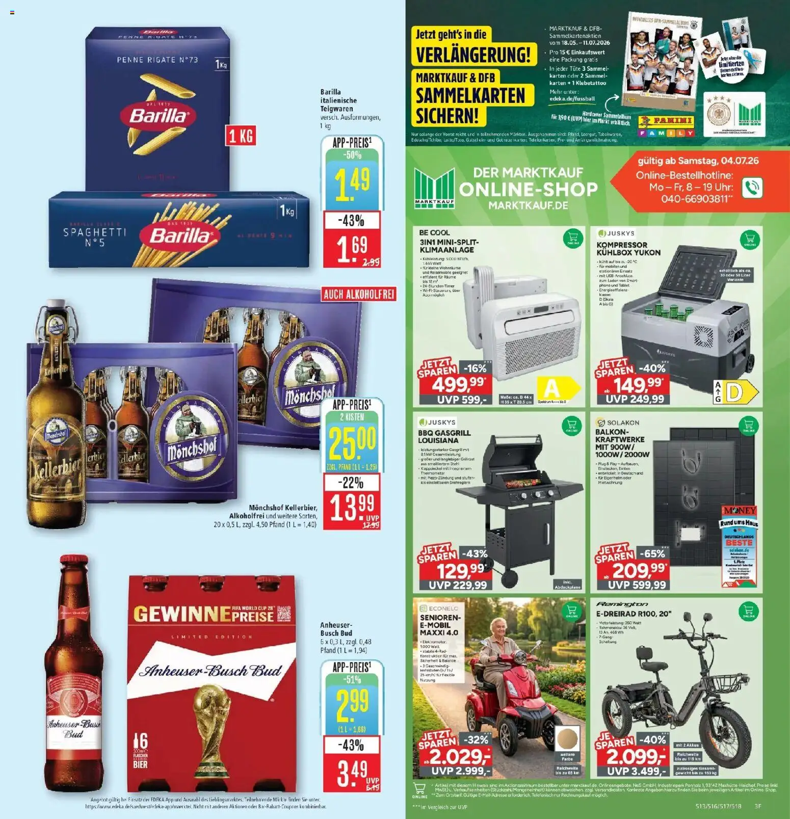 Marktkauf Prospekt Böblingen – gültig ab 06.07.2026 | Seite: 3 | Produkte: Klimaanlage, Gewicht, Thermometer, Uhr
