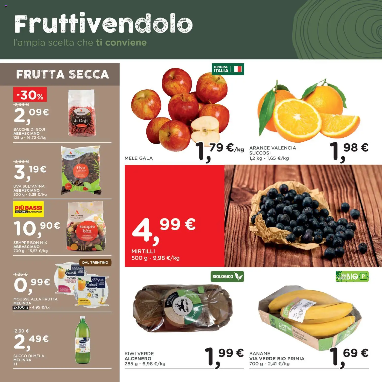 Volantino Poli del 16/09/2026 | Pagina: 2 | Prodotti: Mele, Arance, Frutta, Succo di mela