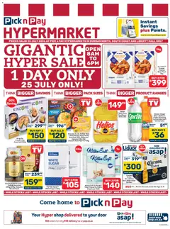 Pick n Pay specials catalogue – valid from 25/07/2026