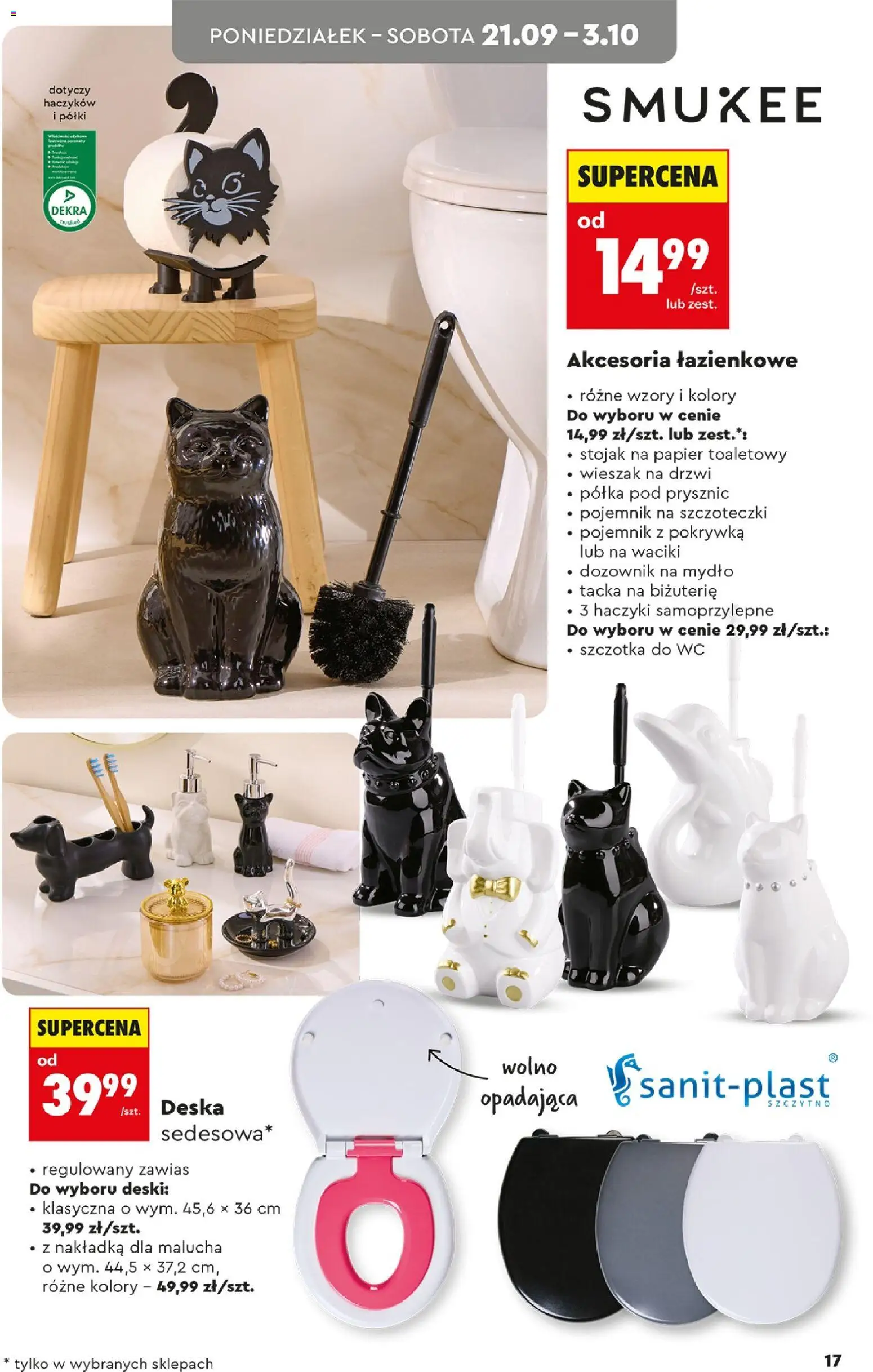 Biedronka gazetka - Hity i inspiracje od 19.09.2026 | Strona: 17