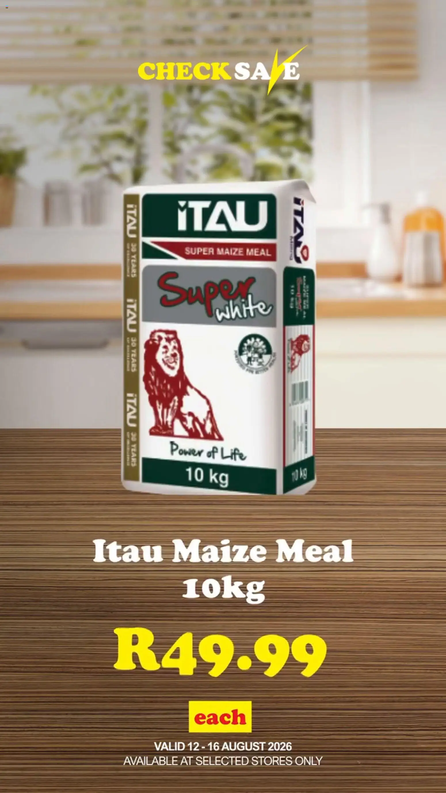 New Check Save catalogue – valid from 12/08/2026 | Page: 3 | Products: Maize meal