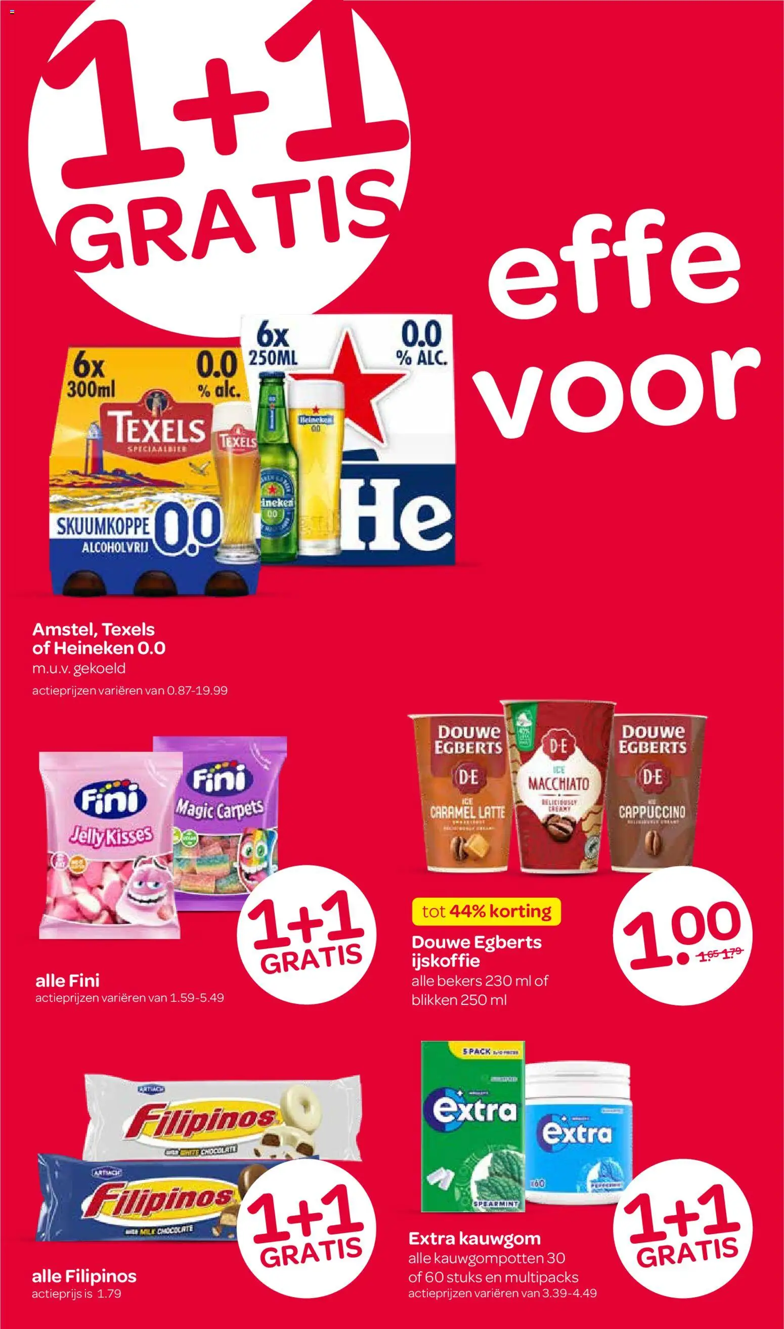 {H1} | Pagina: 4 | Producten: Heineken, Kauwgom, Cappuccino, Ijskoffie