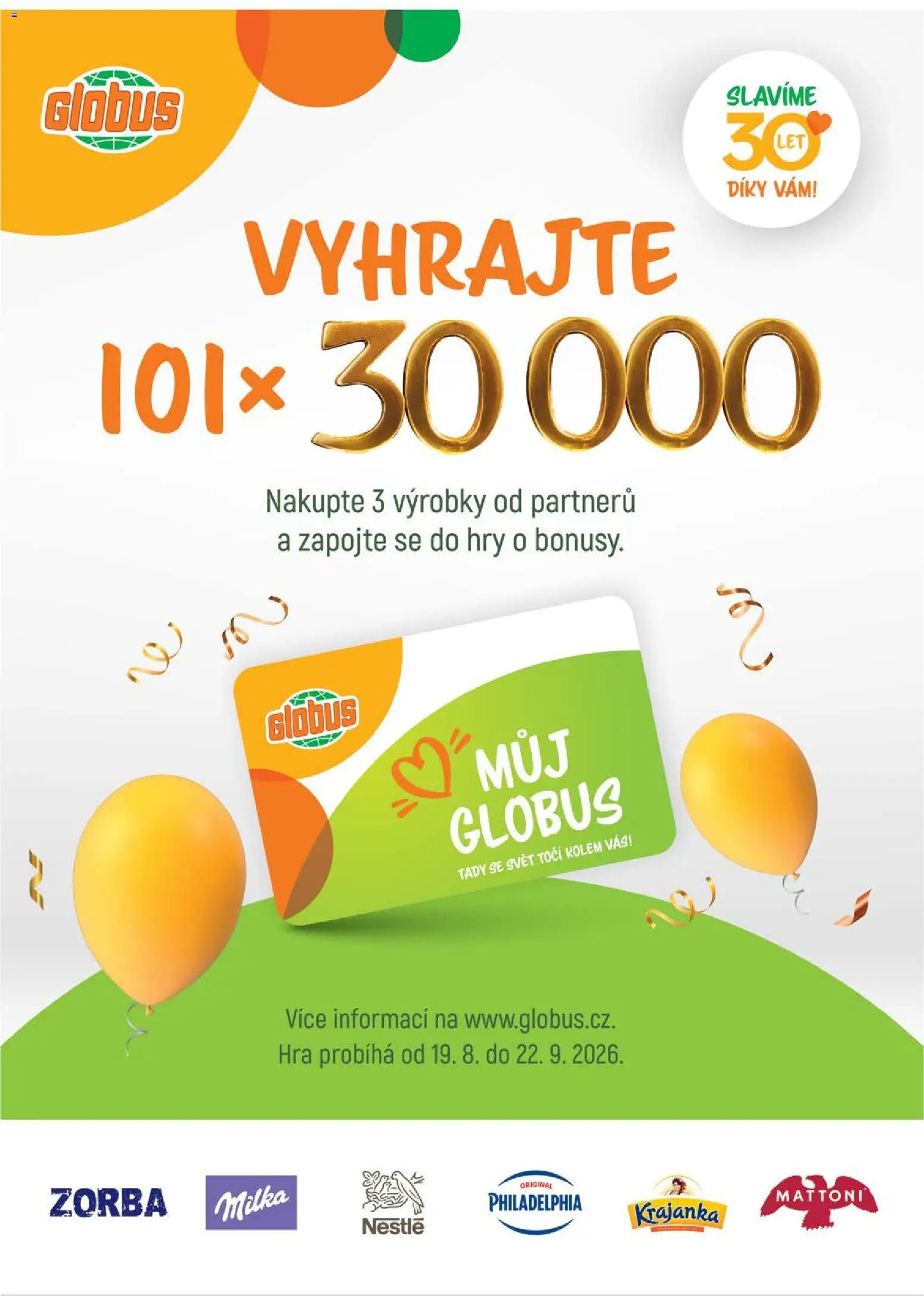 Globus leták od 26.08.2026 | Strana: 26 | Produkty: Globus, Milka, Hra, Philadelphia