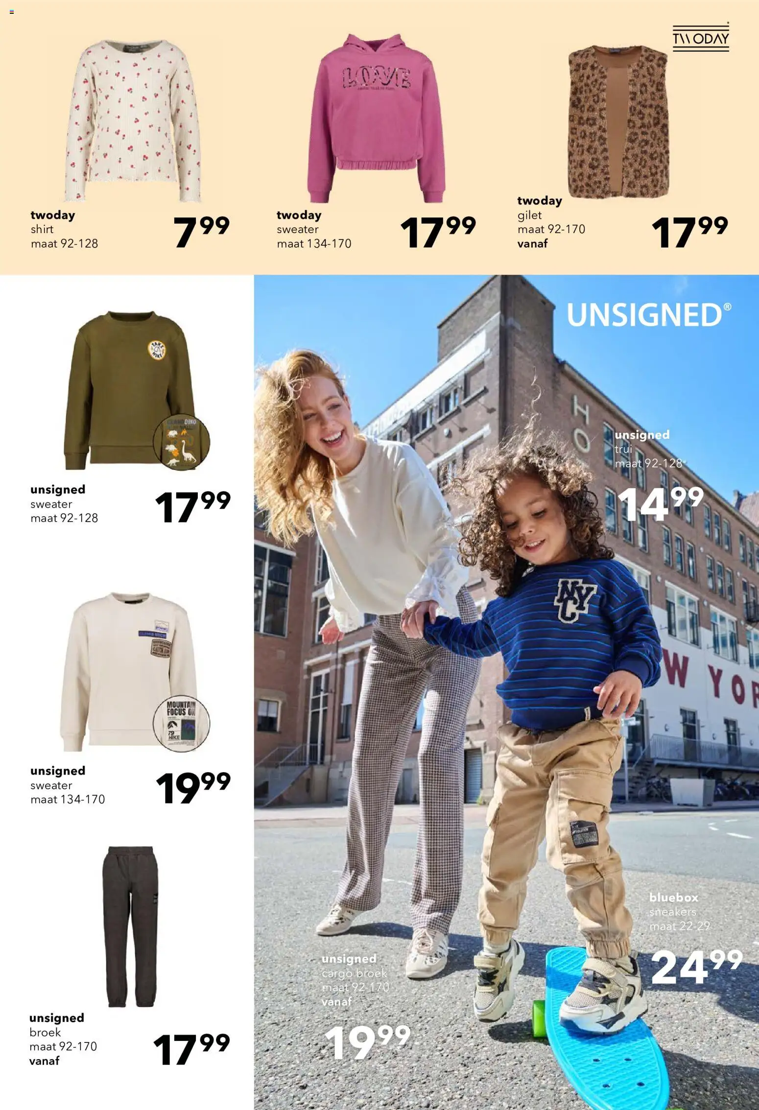{H1} | Pagina: 17 | Producten: Shirt, Broek, Sneakers, Sweater