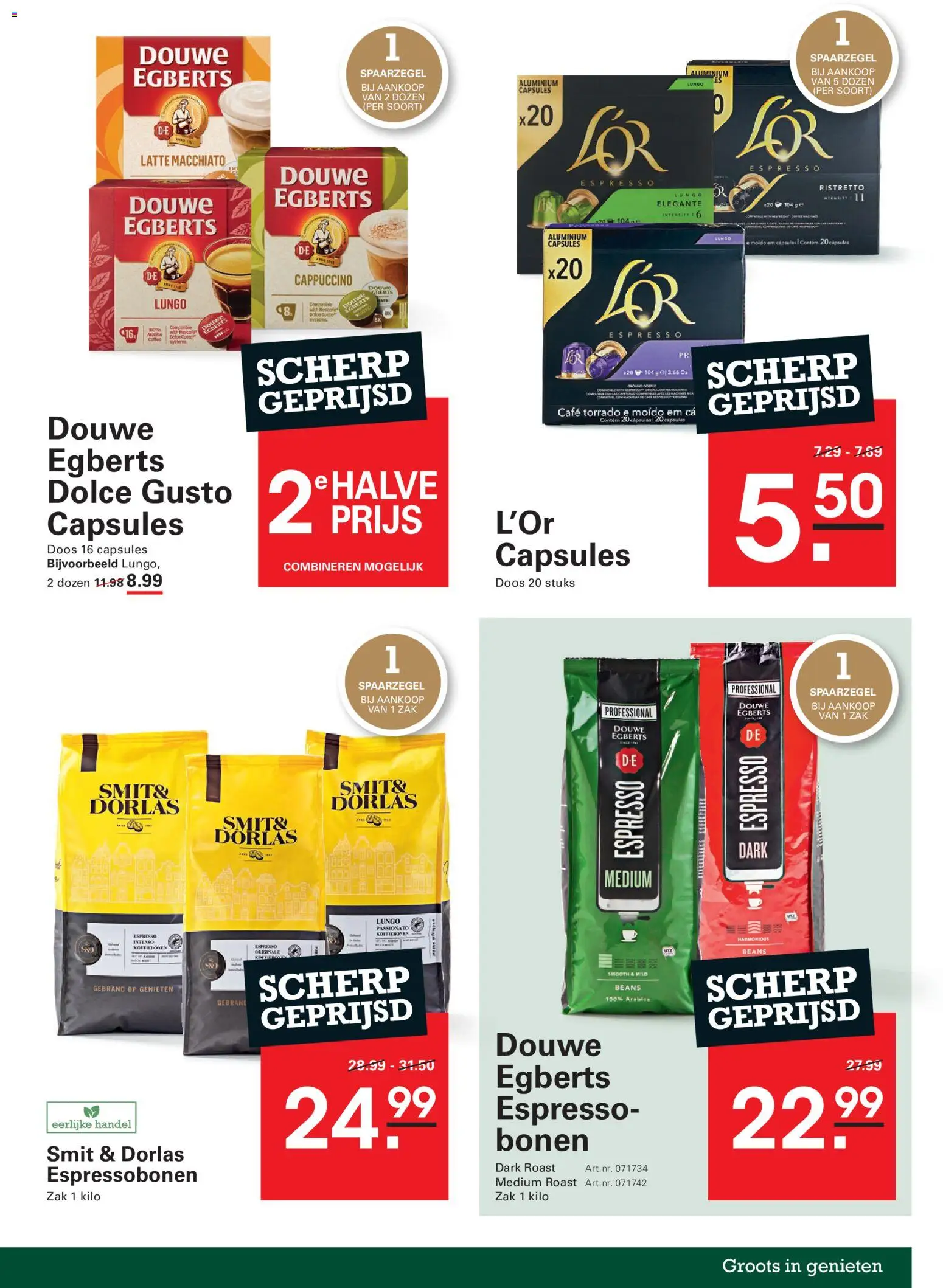 {H1} | Pagina: 25 | Producten: Koffie, Capsules, Bonen, Cappuccino