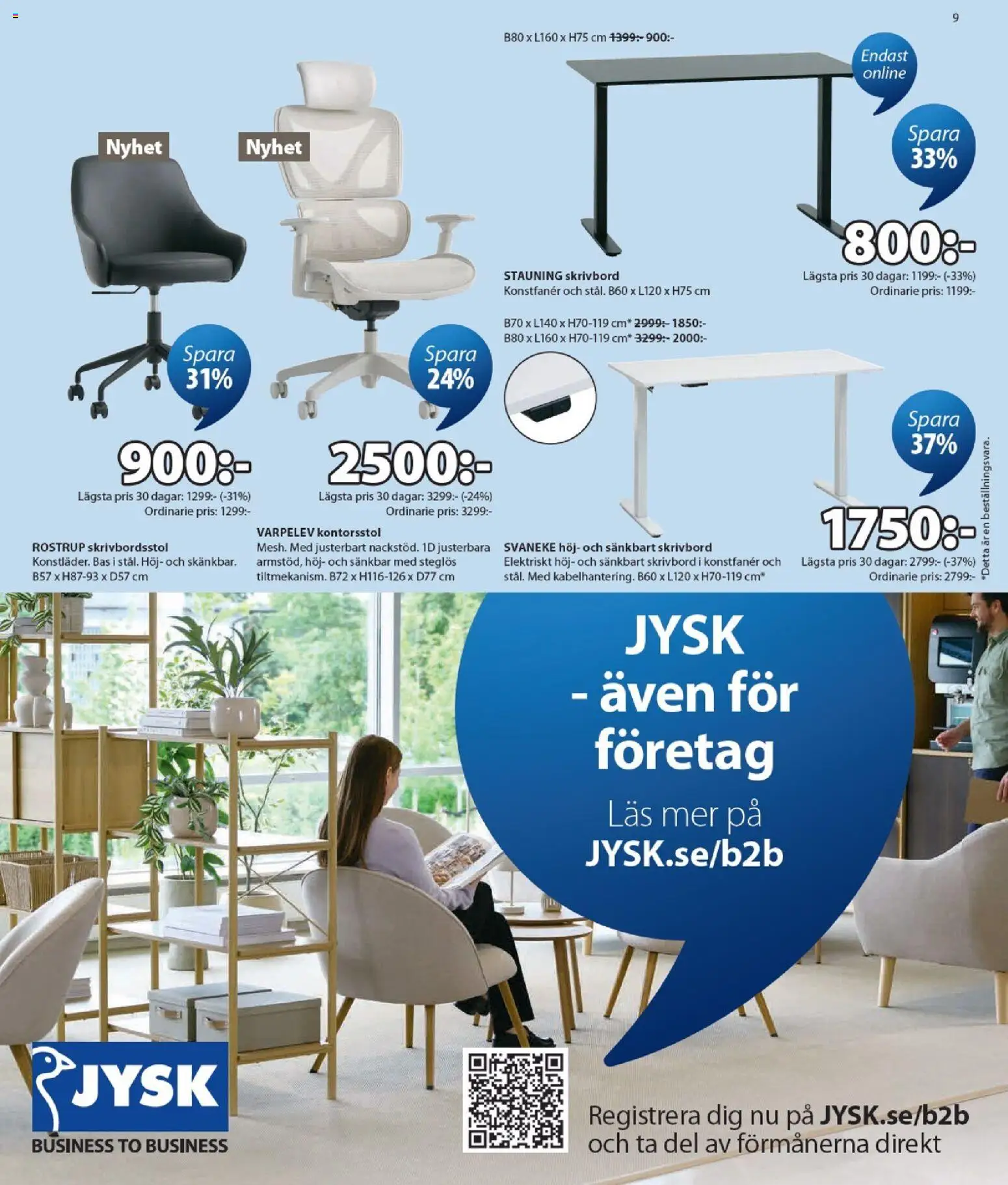 JYSK reklamblad aktuell från 24/08/2026 | Sida: 9