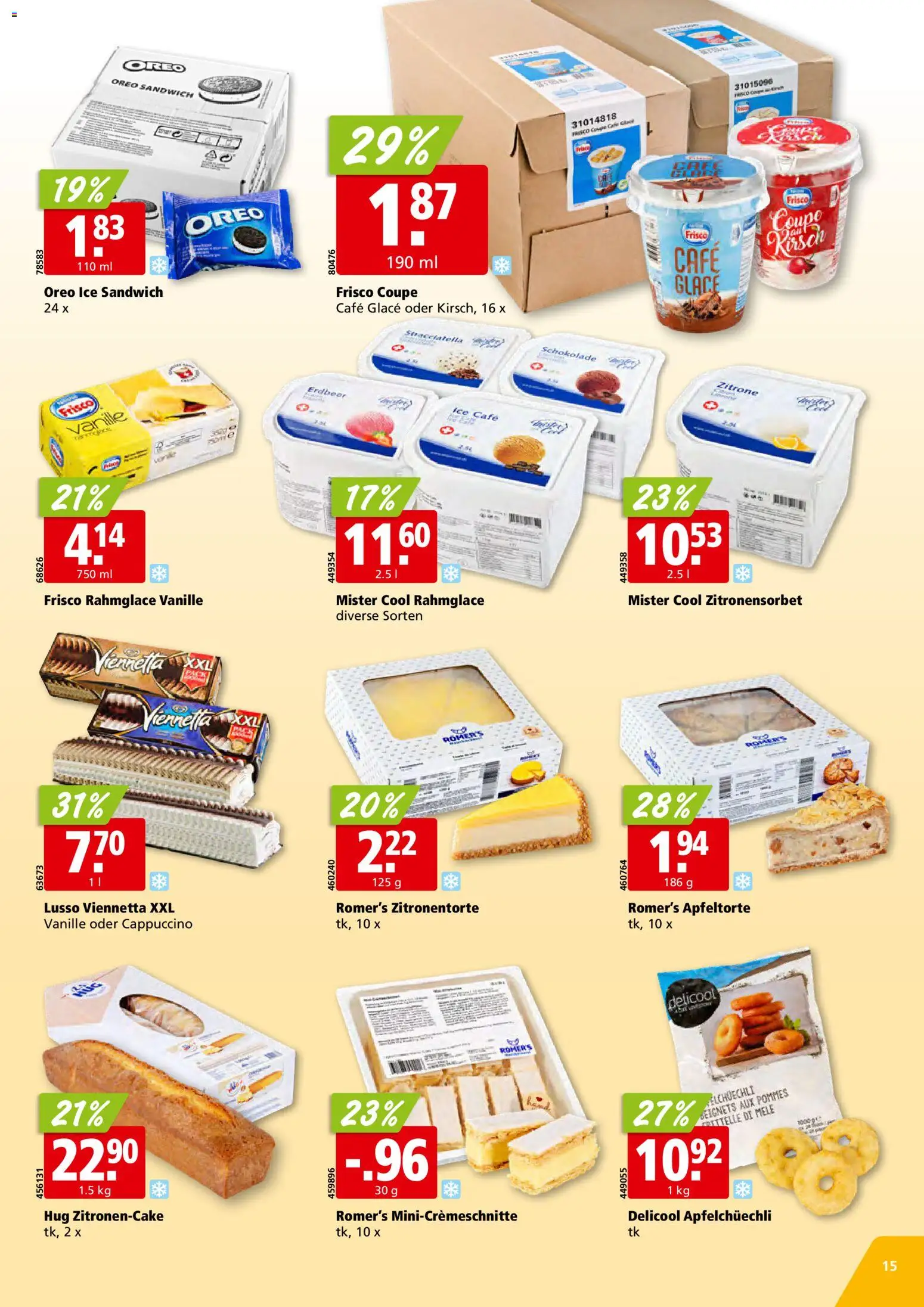 Aligro aktionen – gültig ab 02.11.2026 | Seite: 15 | Produkte: Vanille, Glace, Schokolade, Zitrone