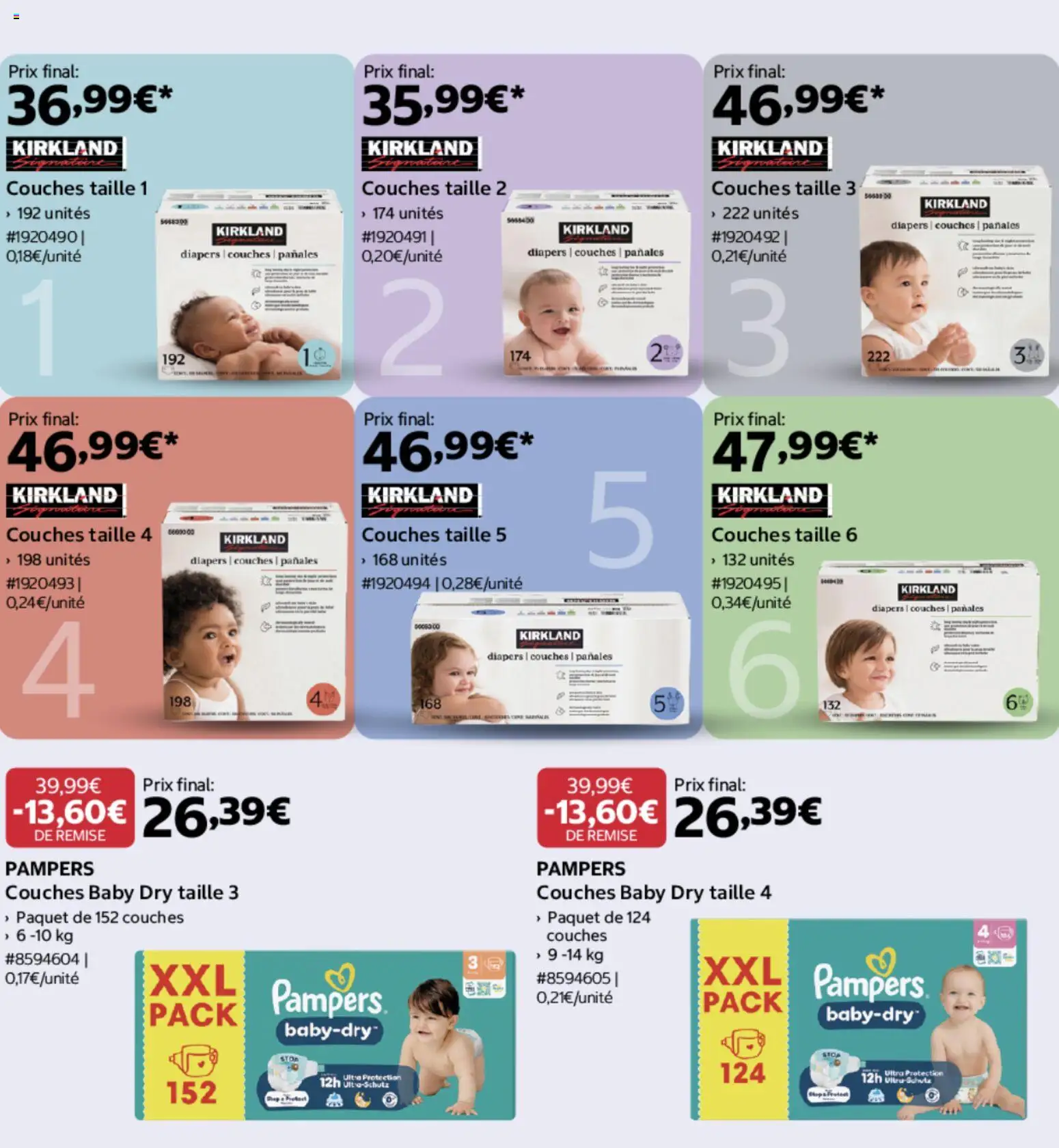 {H1} | Page: 3 | Produits: Couches, Pampers, Pampers couches