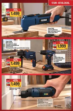 Mega Maxi katalog - pregled Mega Maxi kataloga - važi od 17.09.2026 | Strana: 4 | Proizvode: Akumulatorska bušilica, Led, LED svetlo, Alat