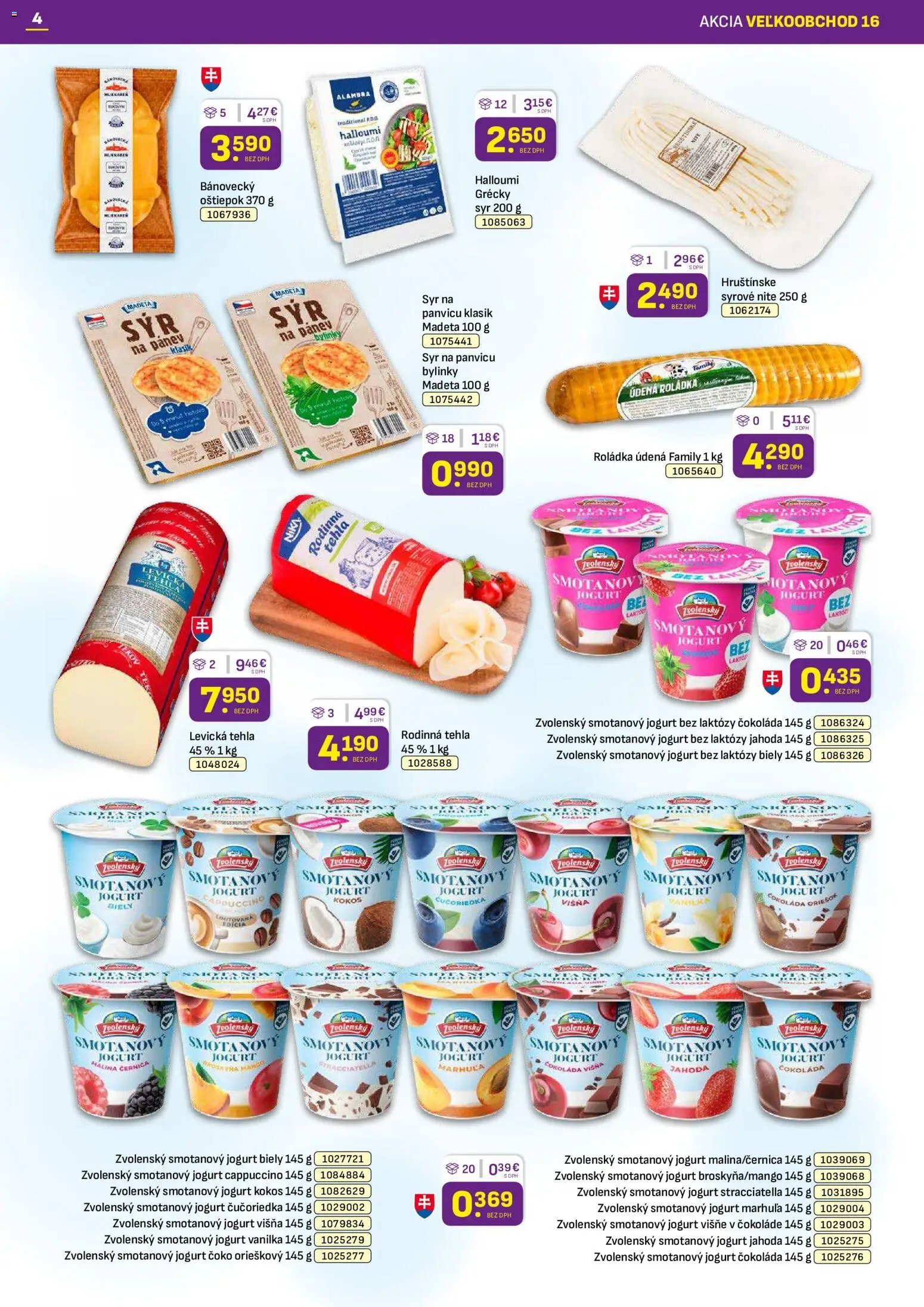 Nové Libex akcie – leták je platný od 10.08.2026 | Strana: 4 | Produkty: Kokos, Syr, Čokoláda, Bylinky