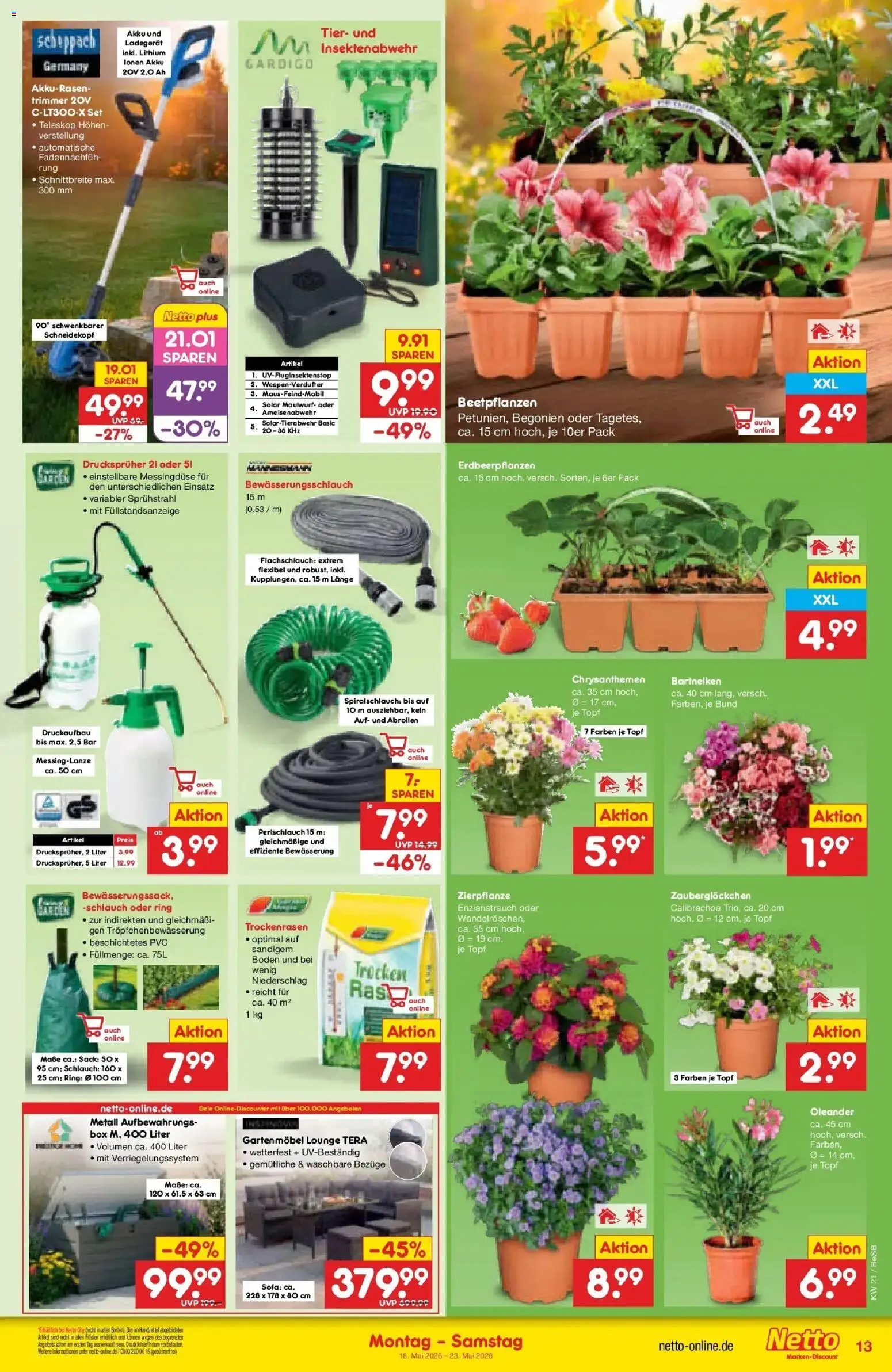 Netto Marken-Discount Prospekt Kremmen	 – gültig ab 17.05.2026 | Seite: 13 | Produkte: Sofa, Box, Ladegerät, Maus