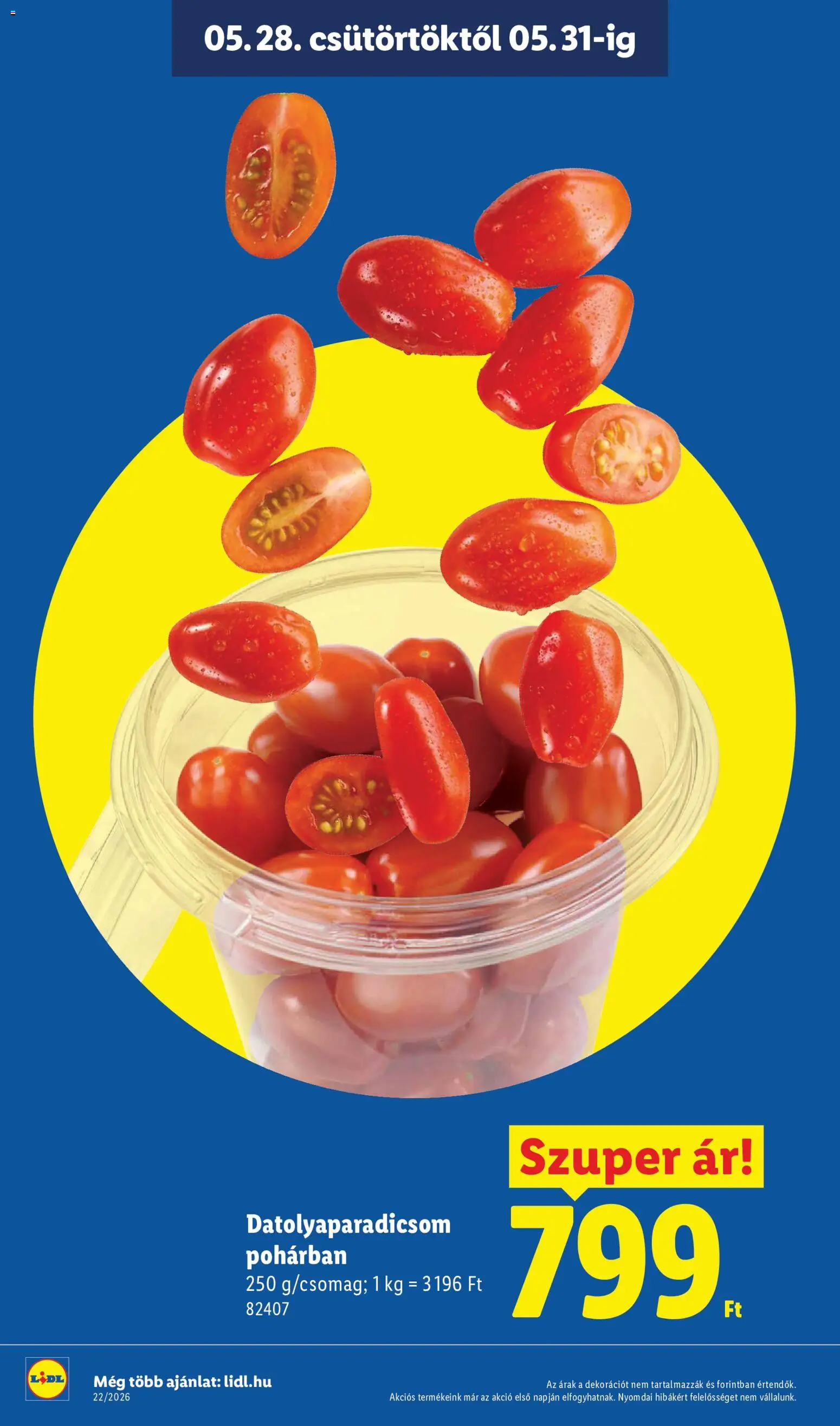 Lidl akciós ujság - amely érvényes a következő dátumtól: 28.05.2026 | Oldal: 2