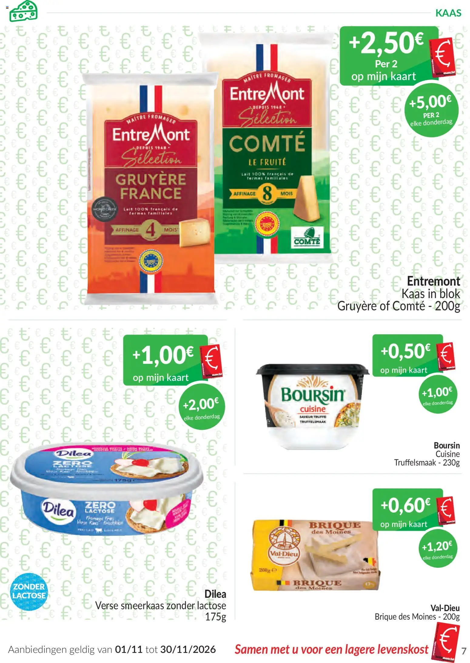 {H1} | Pagina: 7 | Producten: Gruyère, Smeerkaas, Kaart, Kaas