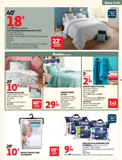 Auchan - Prévisualisation de Auchan  Produits laitiers supers valide à partir de 02.06.2026 | Page: 35 | Produits: Coton, Oreiller, Housse de couette, La couette