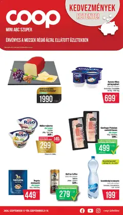 COOP - Mini & Abc & Szuper / Mecsek - amely érvényes a következő dátumtól: 2026.09.17.