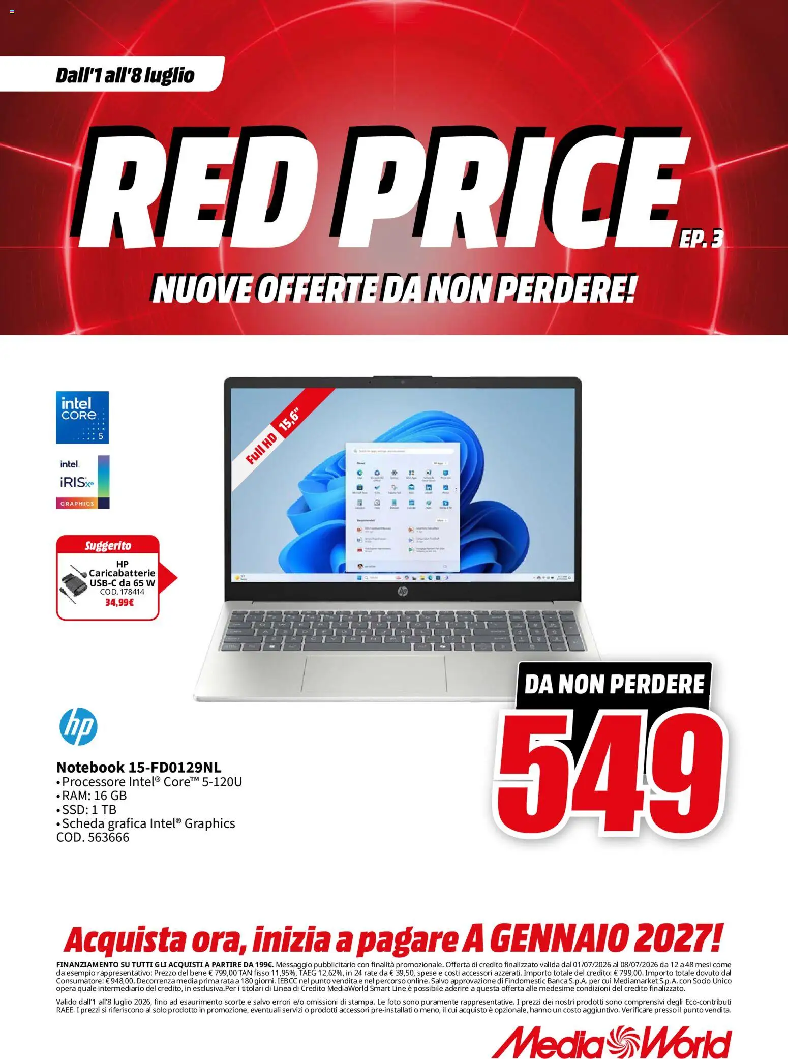 Volantino Media World del 01/07/2026 | Pagina: 46