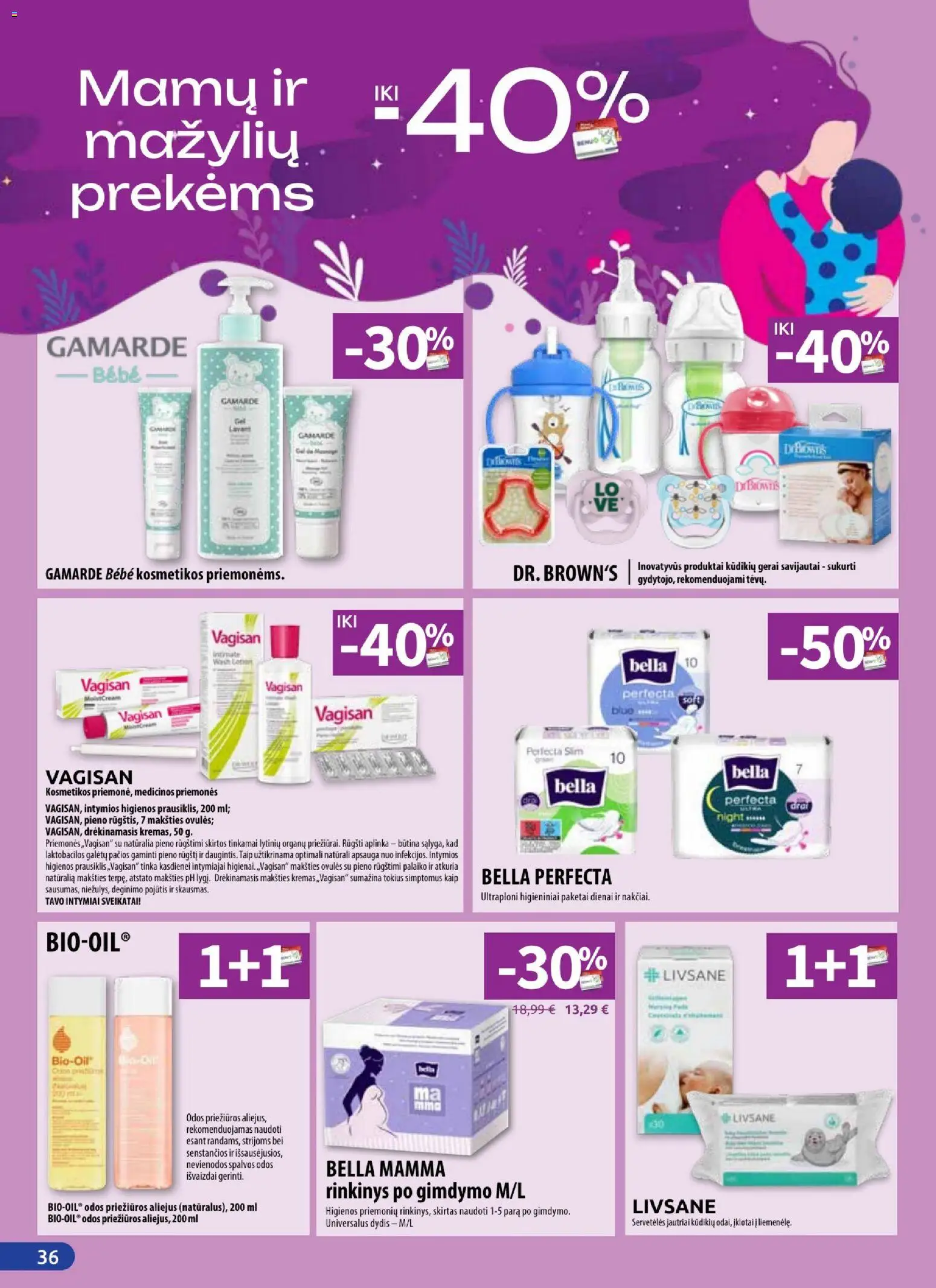 BENU akcijos nuo 2026.10.01 | Puslapis: 36 | Prekių: Kremas, Aliejus, Prausiklis