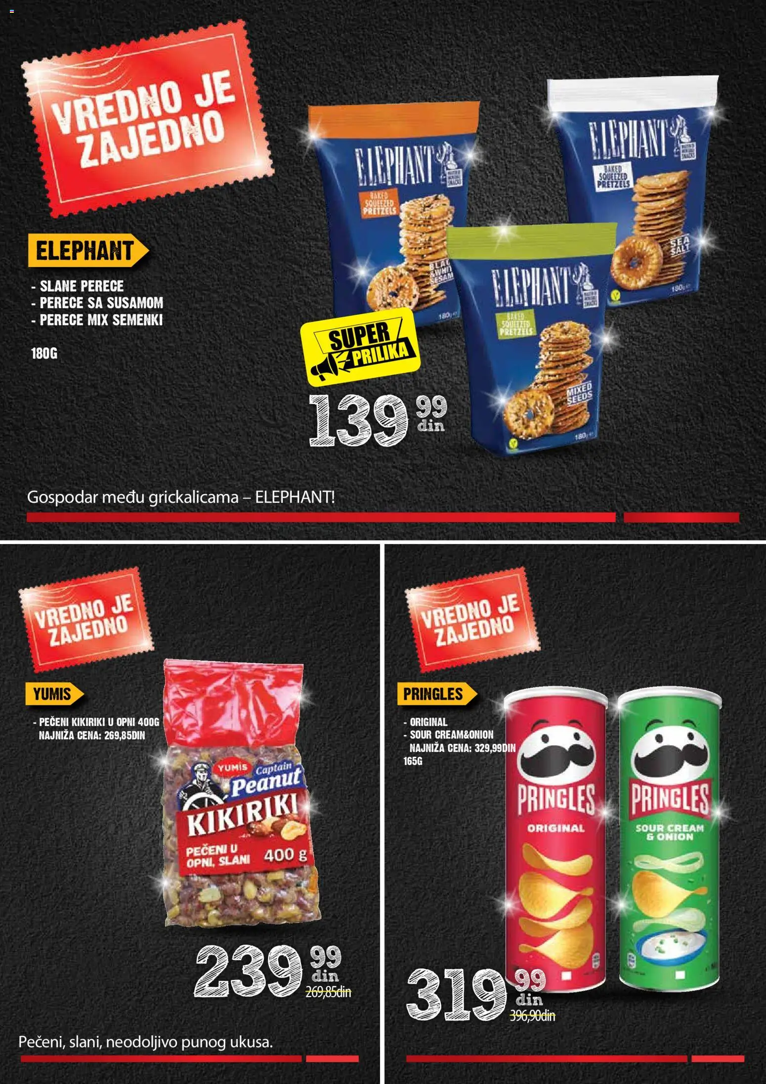 Idea katalog - važi od 11.06.2026 | Strana: 12 | Proizvode: Kikiriki, Pringles, Pečeni kikiriki