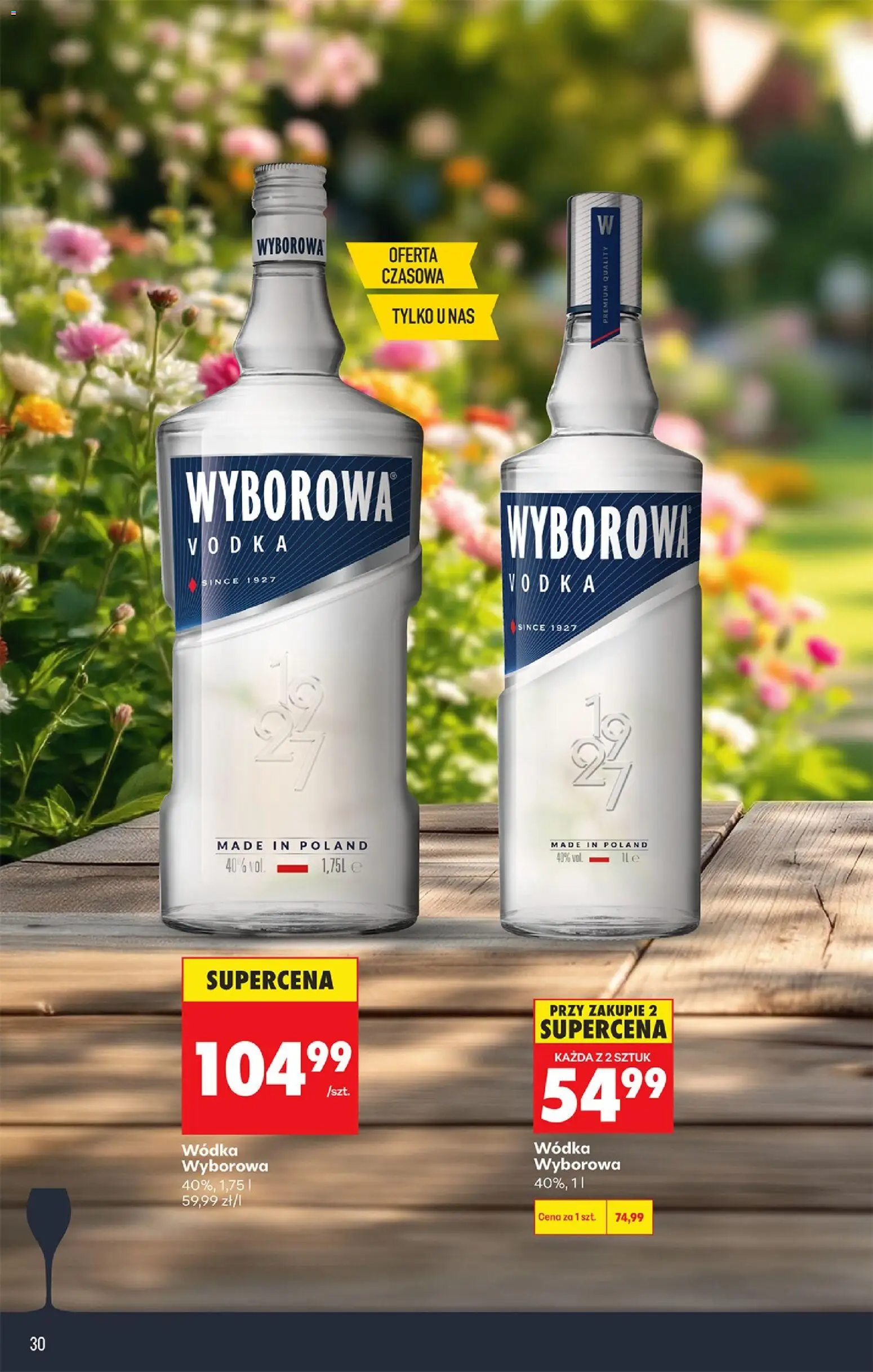 Biedronka Polsko leták - Czas na toast od 20.04.2026 | Strana: 30 | Produkty: Vodka