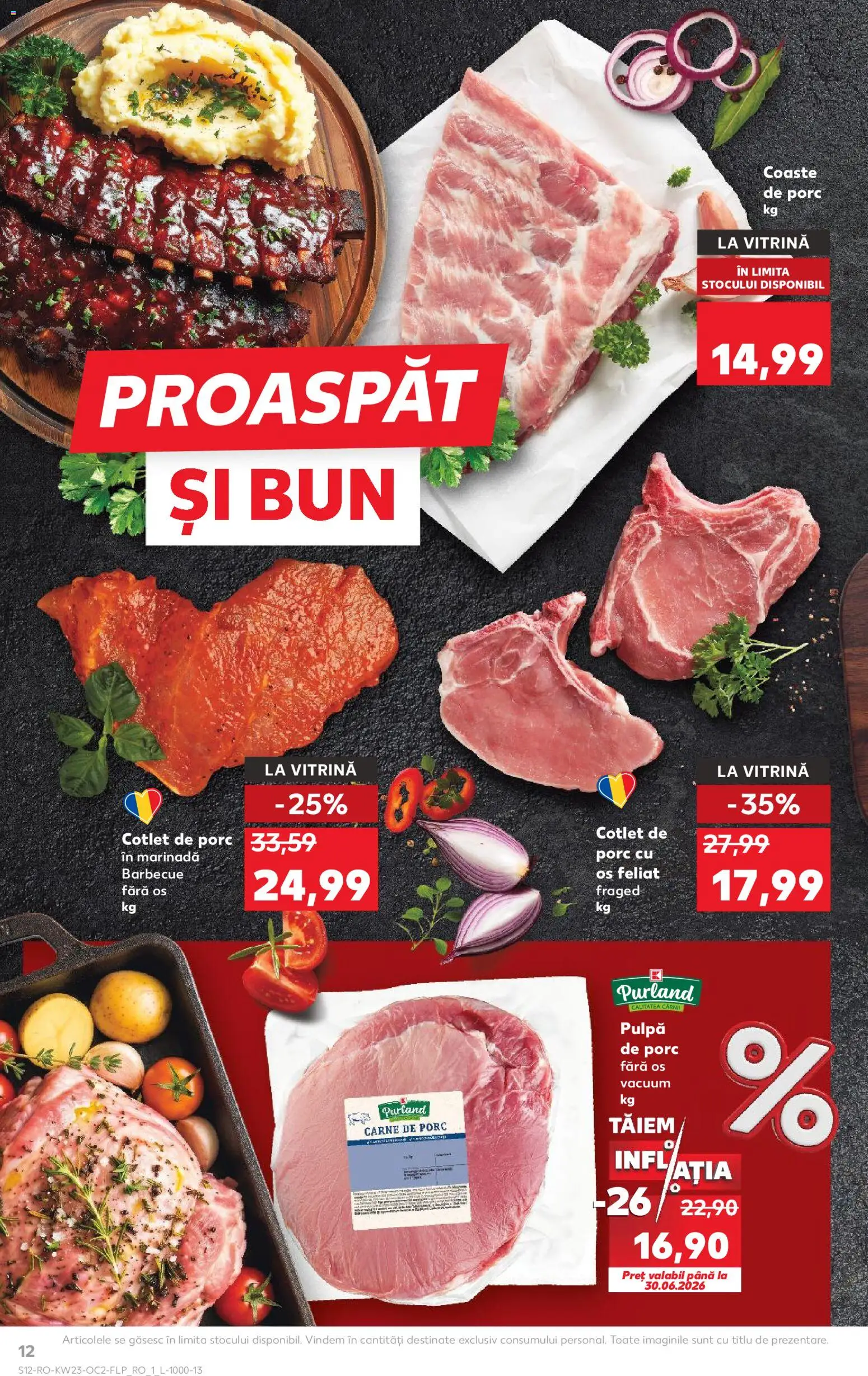 Noul catalog Kaufland – valabil de la 03.06.2026 | Pagină: 12 | Produse: Lait de coco, Vitrină, Carne De Porc, Marinadă
